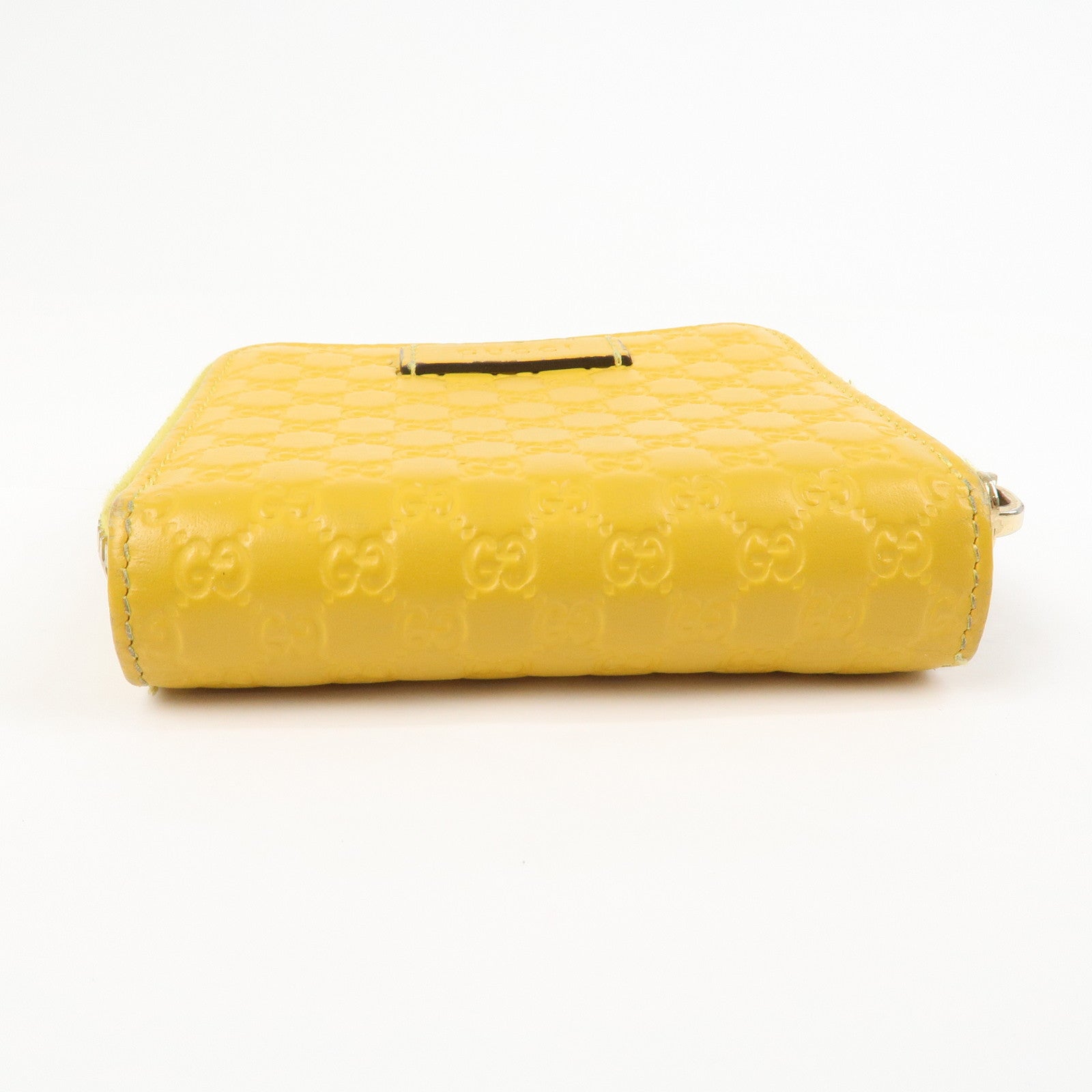GUCCI Micro Guccissima Signature Bi-Fold Compact Wallet 449395