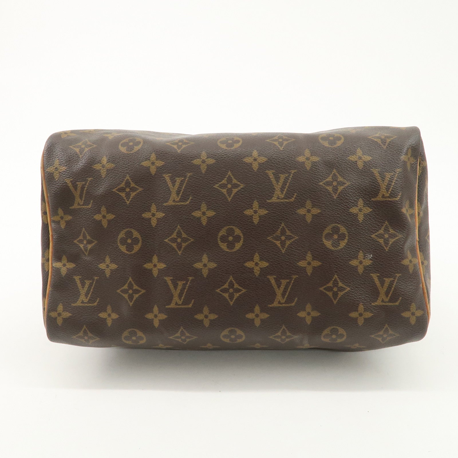 Louis Vuitton Monogram Speedy 30 Hand Bag Boston Bag Brown M41526 Used