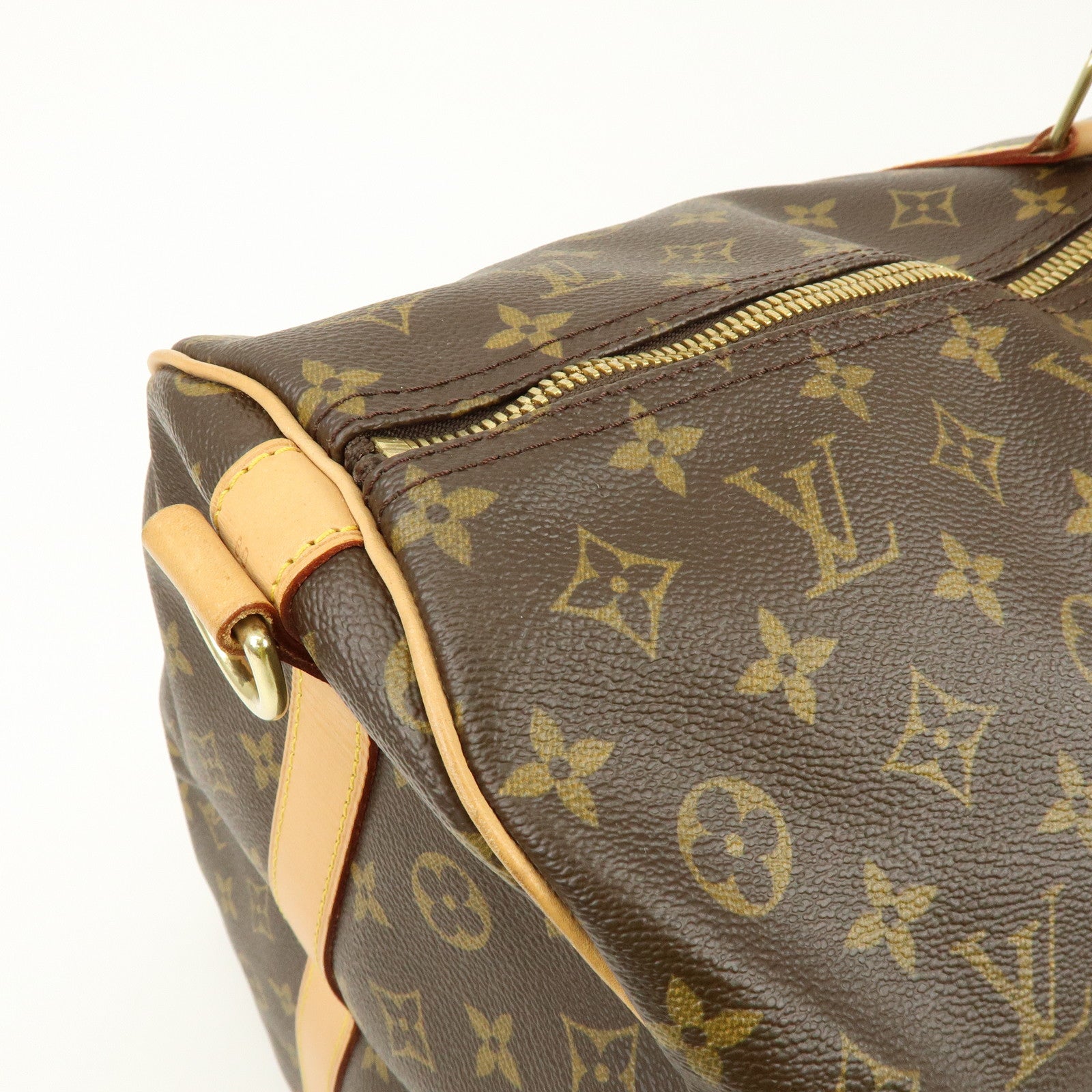 Louis Vuitton Monogram Keep All Bandouliere 60 Boston Bag M41412