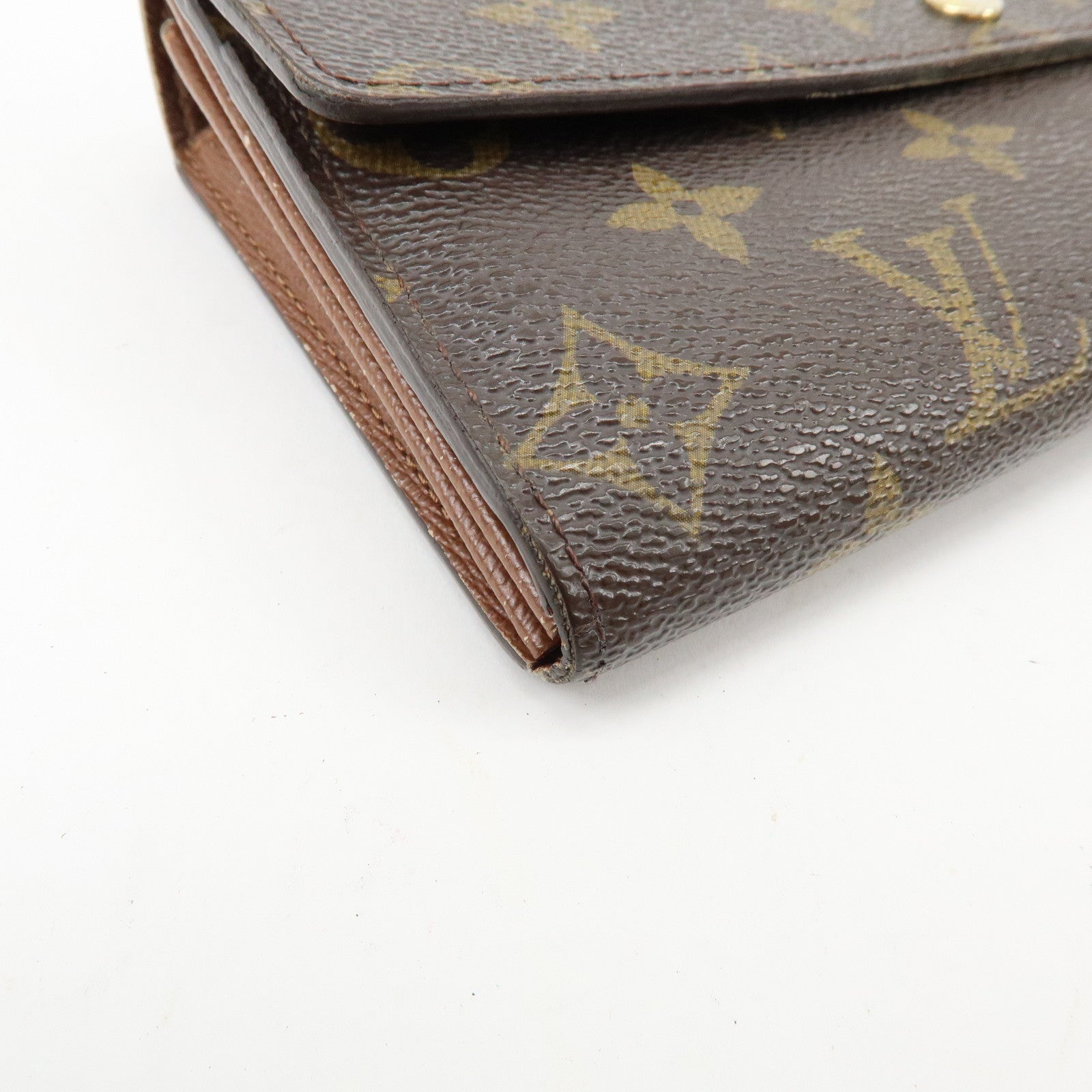 Louis Vuitton Monogram Portefeuille Sarah Long Wallet Brown M61734