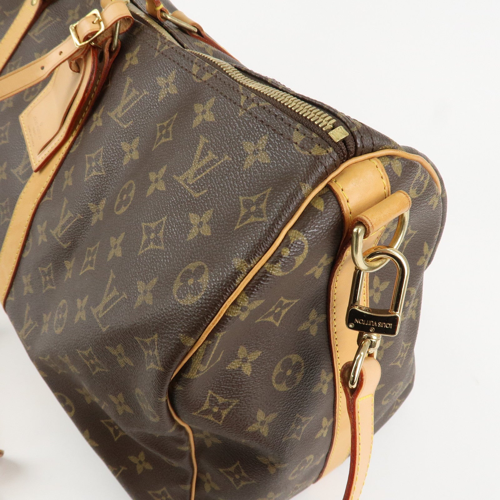 Louis Vuitton Monogram Keep All 50 Bandouliere Boston Bag M41416 Used