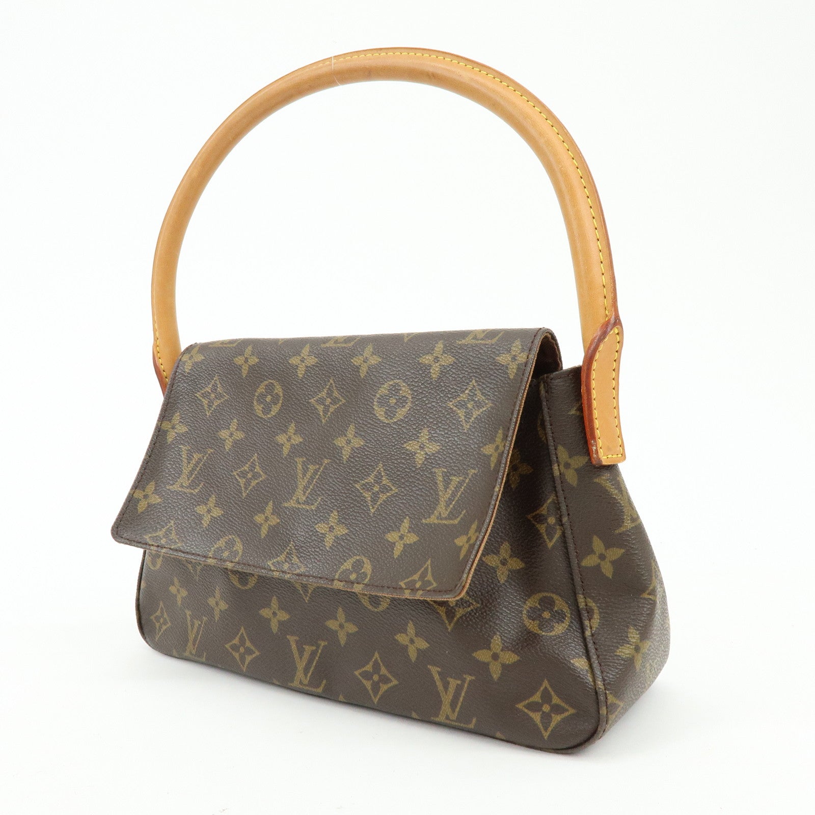 Louis Vuitton Monogram Mini Looping Shoulder Bag Brown M51147