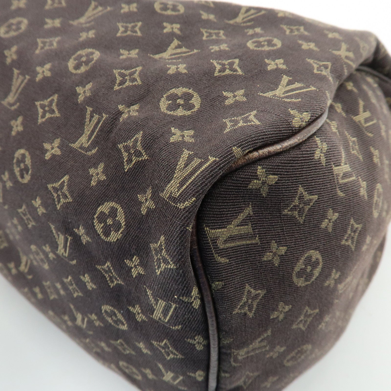 Louis Vuitton Monogram Mini Lin Speedy 30 Boston Bag Ebene M95224