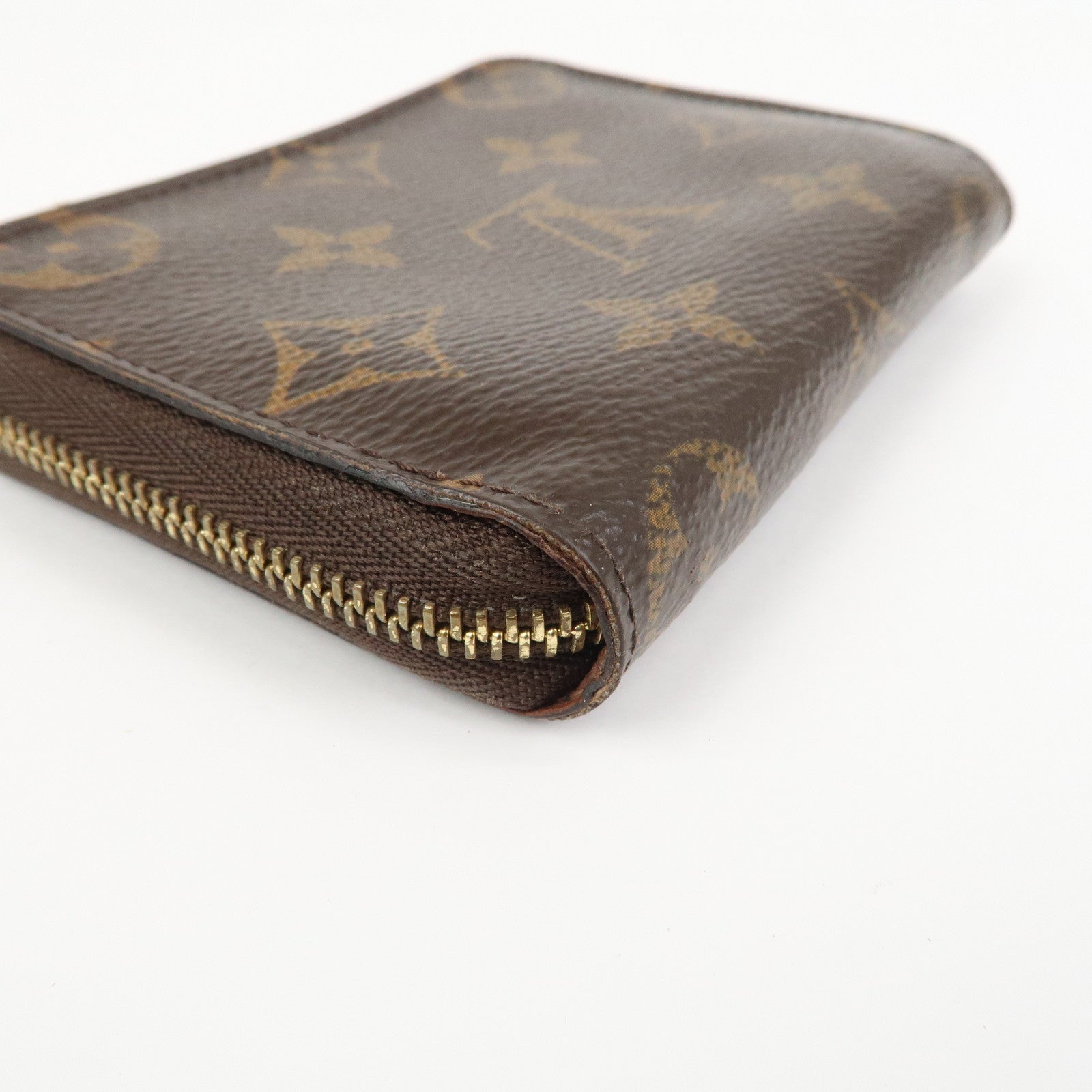 Louis Vuitton Monogram Canvas Zippy Coin Purse Wallet Brown M60067