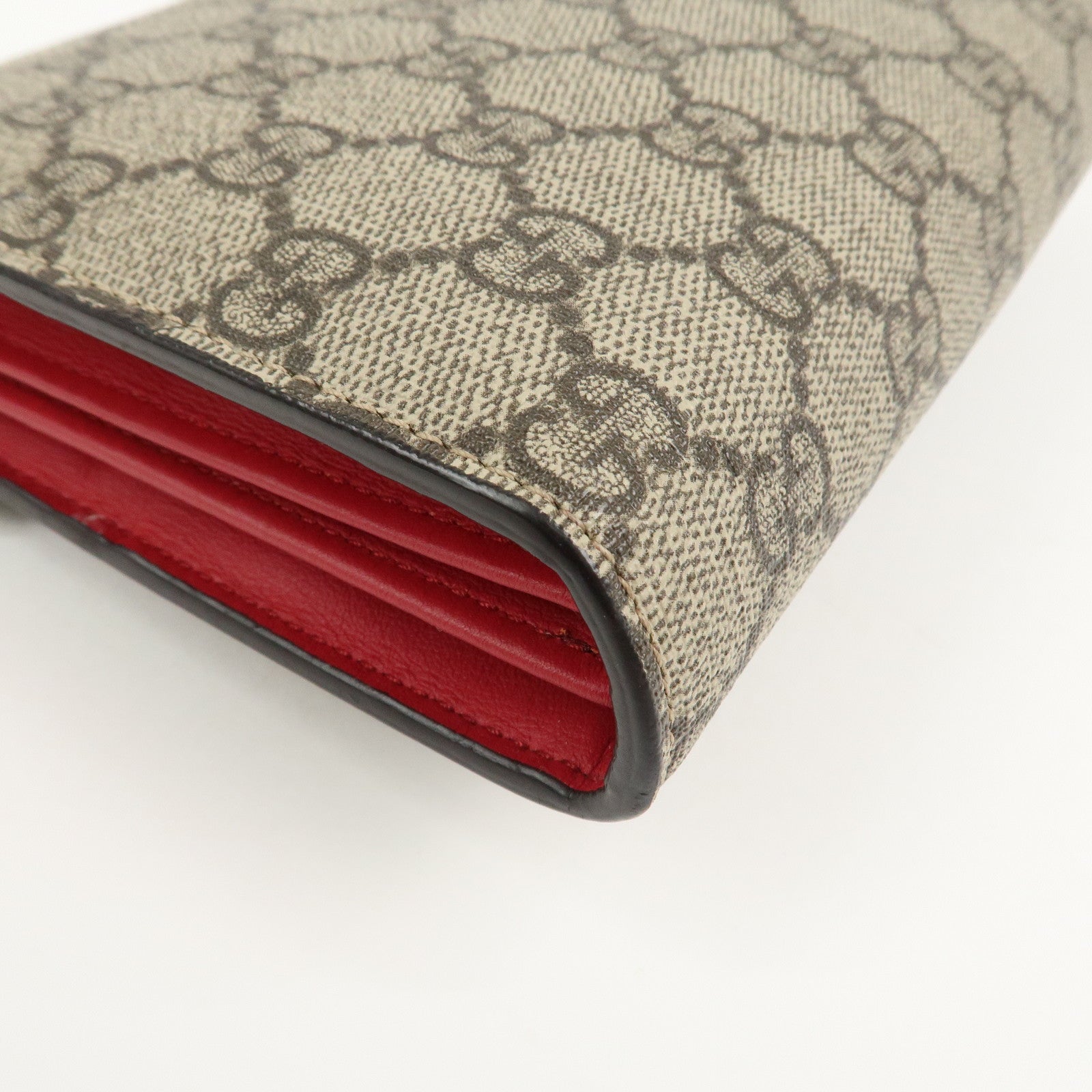 GUCCI Dionysus GG Supreme Chain Shoulder Bag Beige 401231