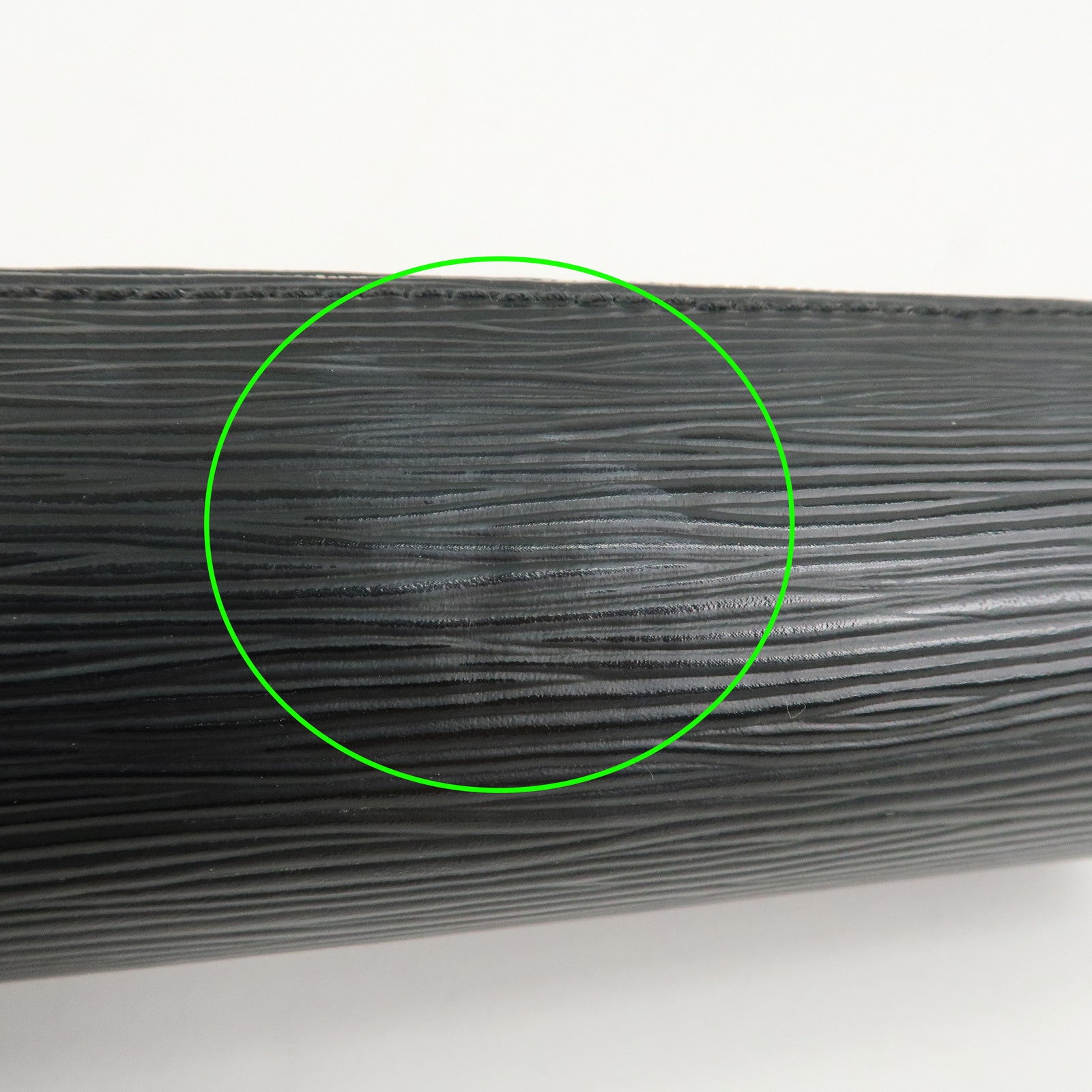 Louis Vuitton Epi Leather Mini Pouch For Soufflot Hand Bag Noir