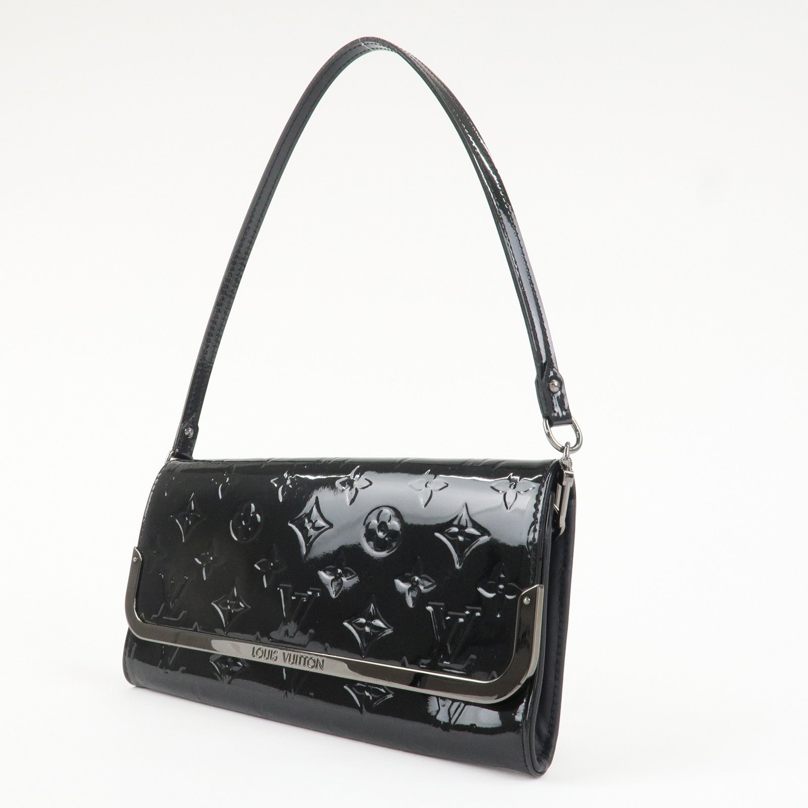 Louis Vuitton Monogram Vernis Rossmore MM Shoulder Bag Noir M90069 Used