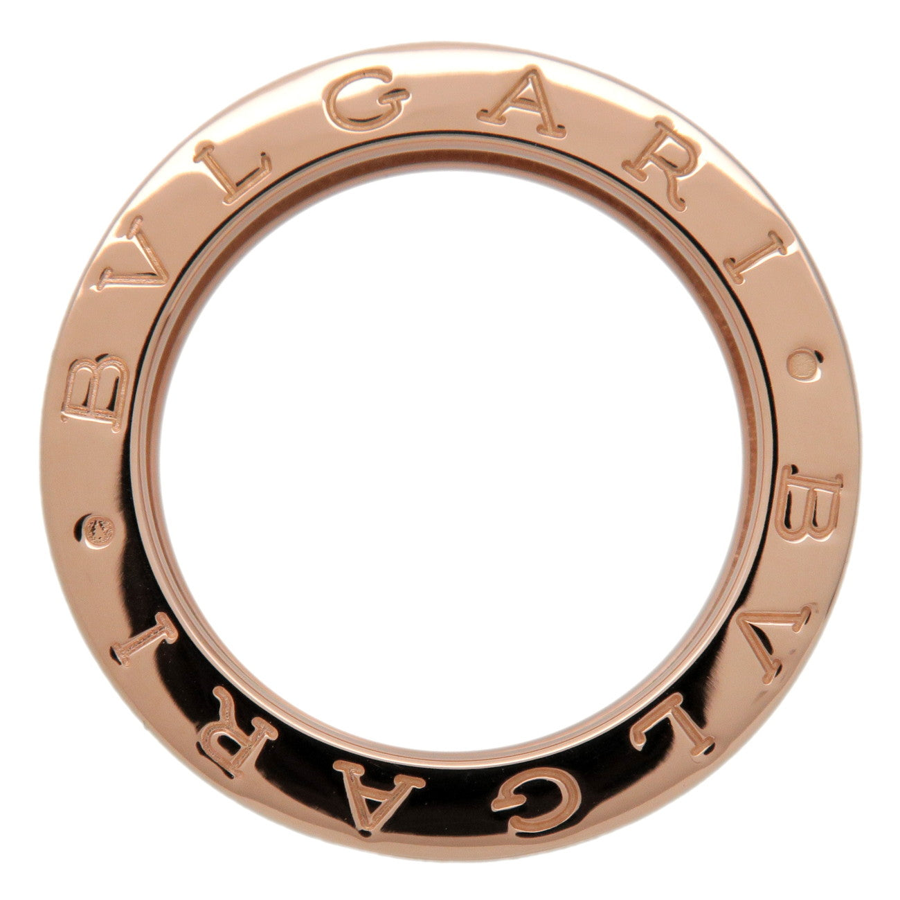 BVLGARI B-Zero1 1Band Ring K18 750PG #49 US5 HK11 Rose Gold