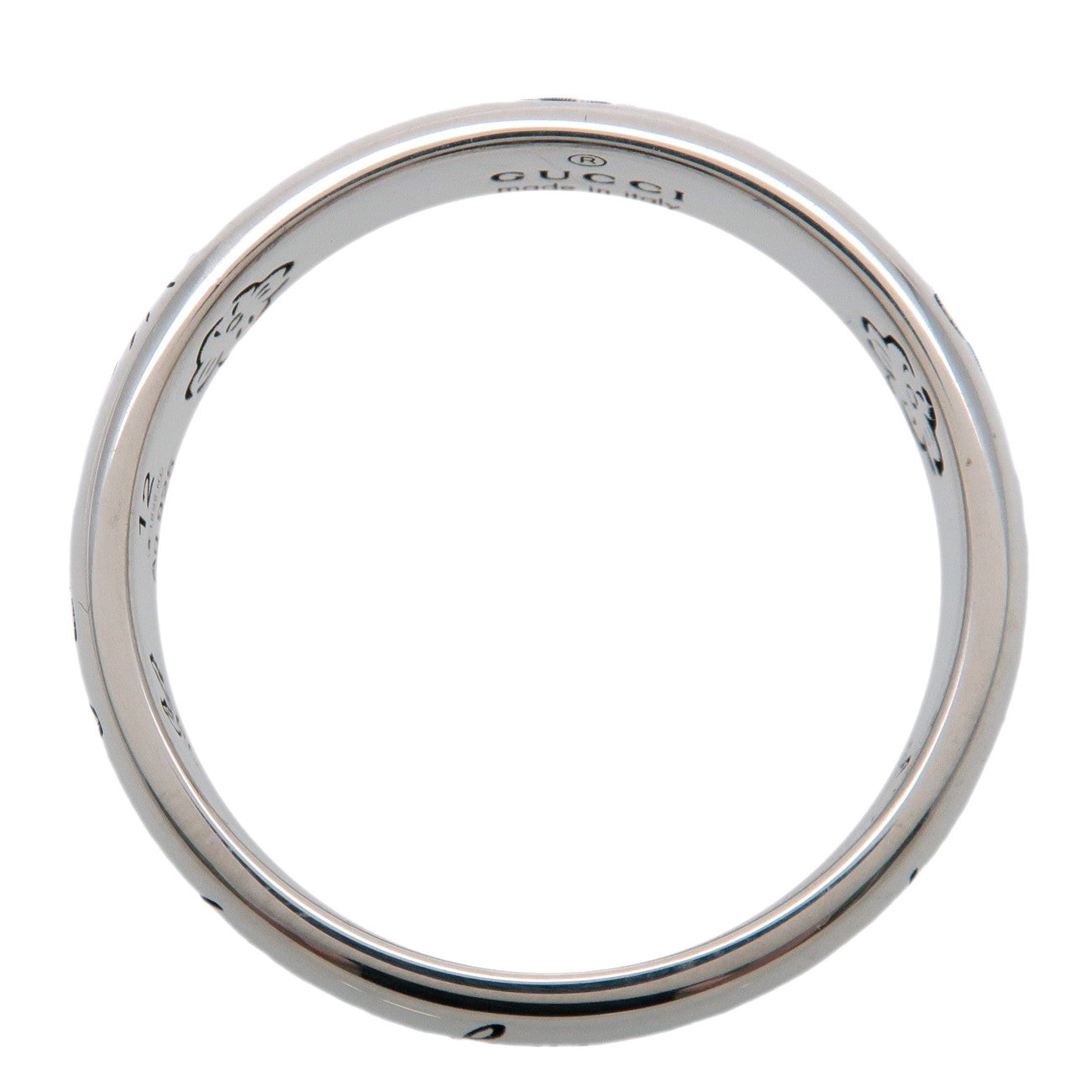 GUCCI Interlocking G BLIND FOR LOVE Ring SV925 Silver US6 455247