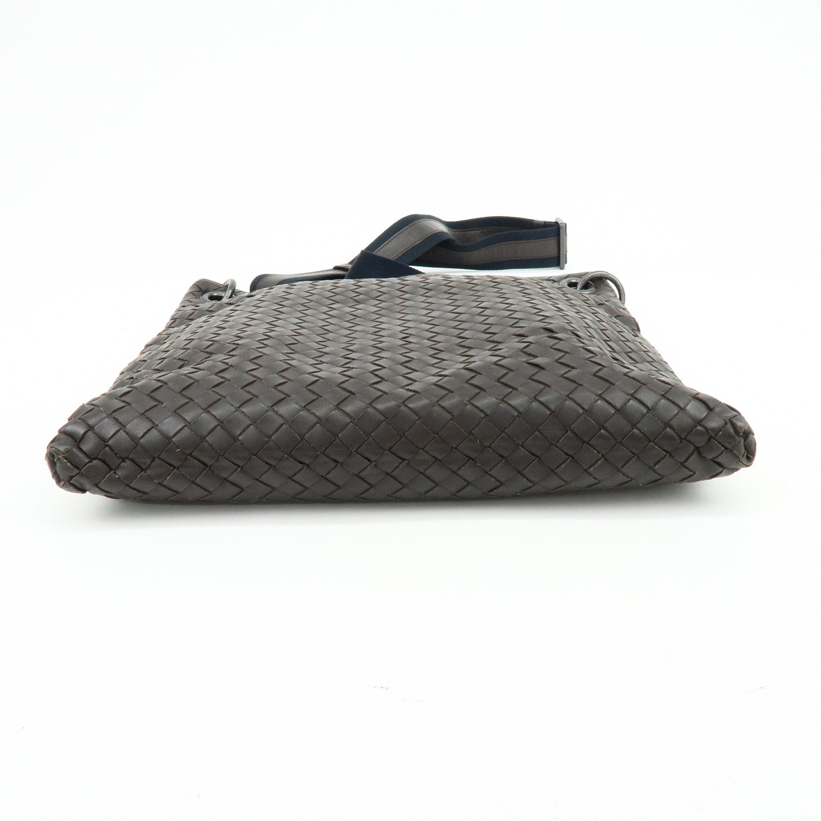 BOTTEGA VENETA Intrecciato Leather Shoulder Bag Brown 161623
