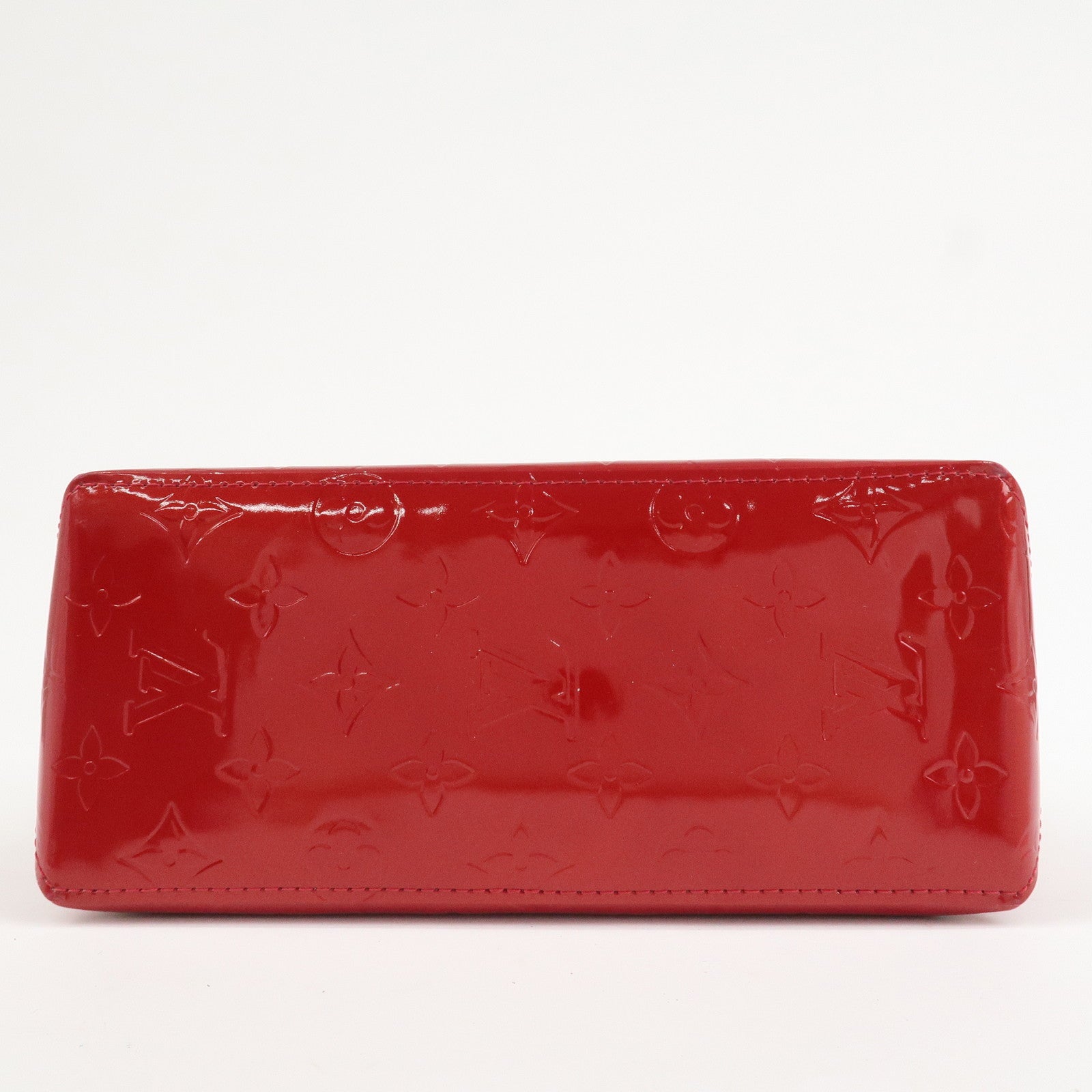 Louis Vuitton Monogram Vernis Lead PM Hand Bag Red M91990