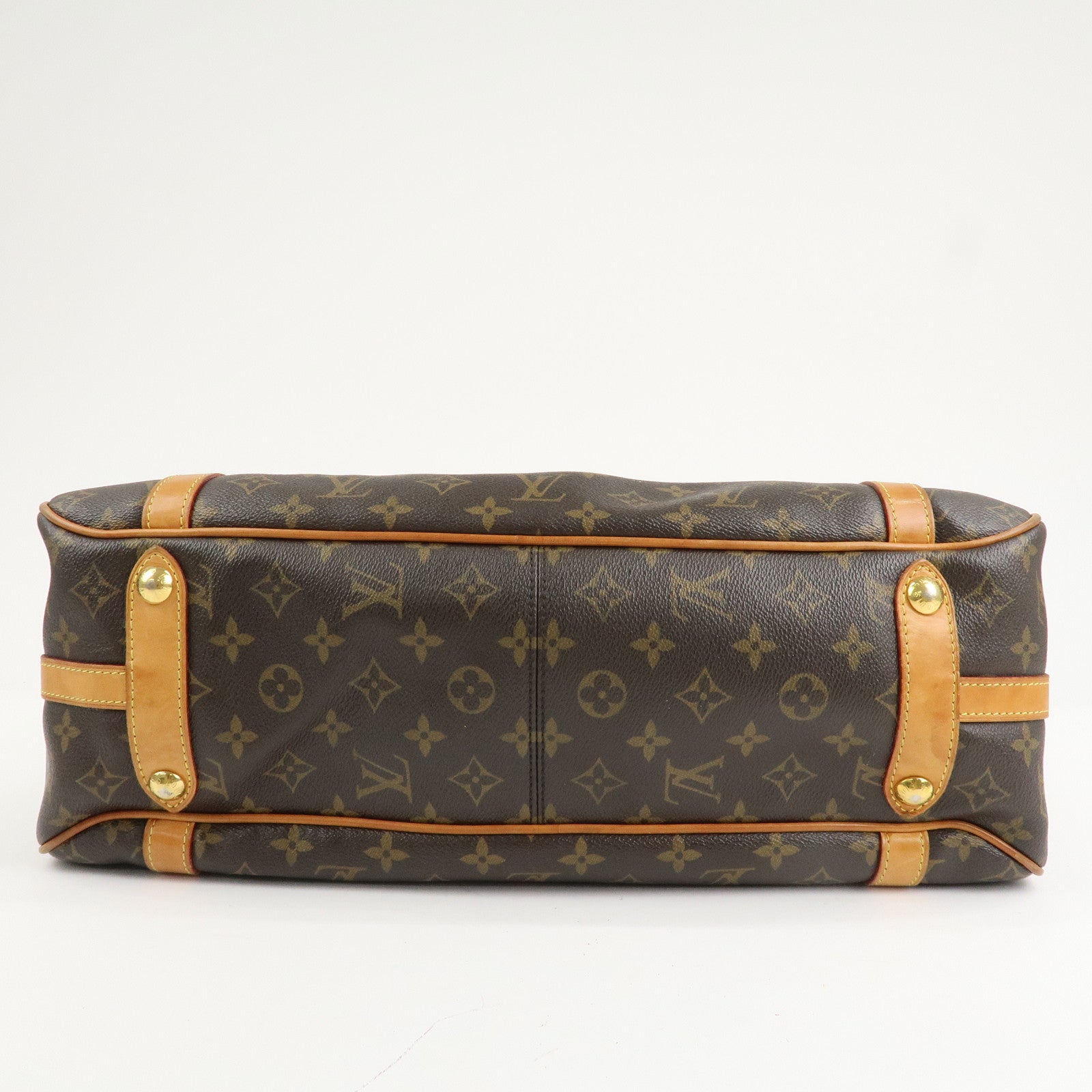 Louis Vuitton Monogram Stresa GM Shoulder Bag Brown M51188 Used
