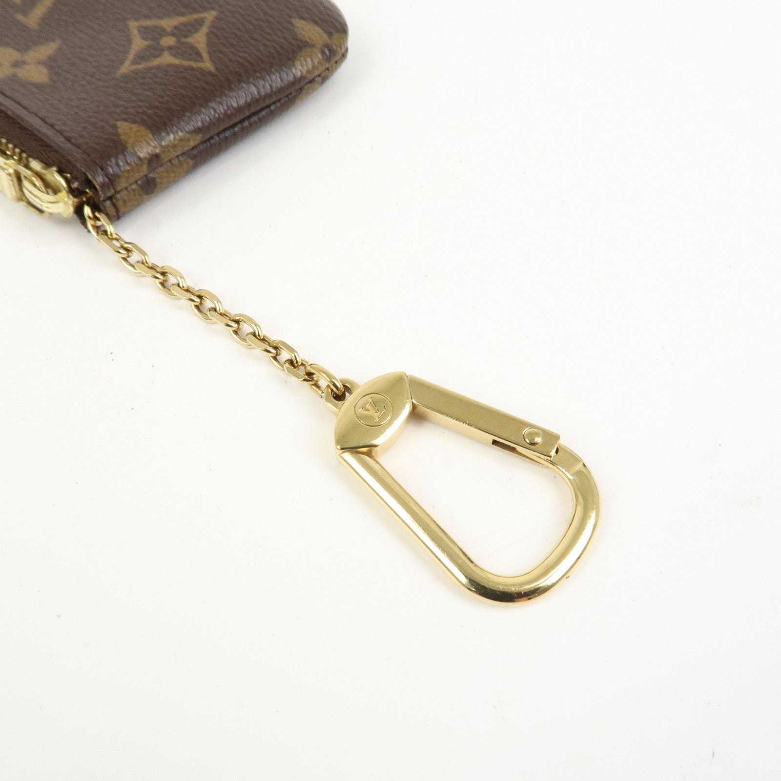 Louis Vuitton Monogram Pochette Cles Coin Case Key Case M62650