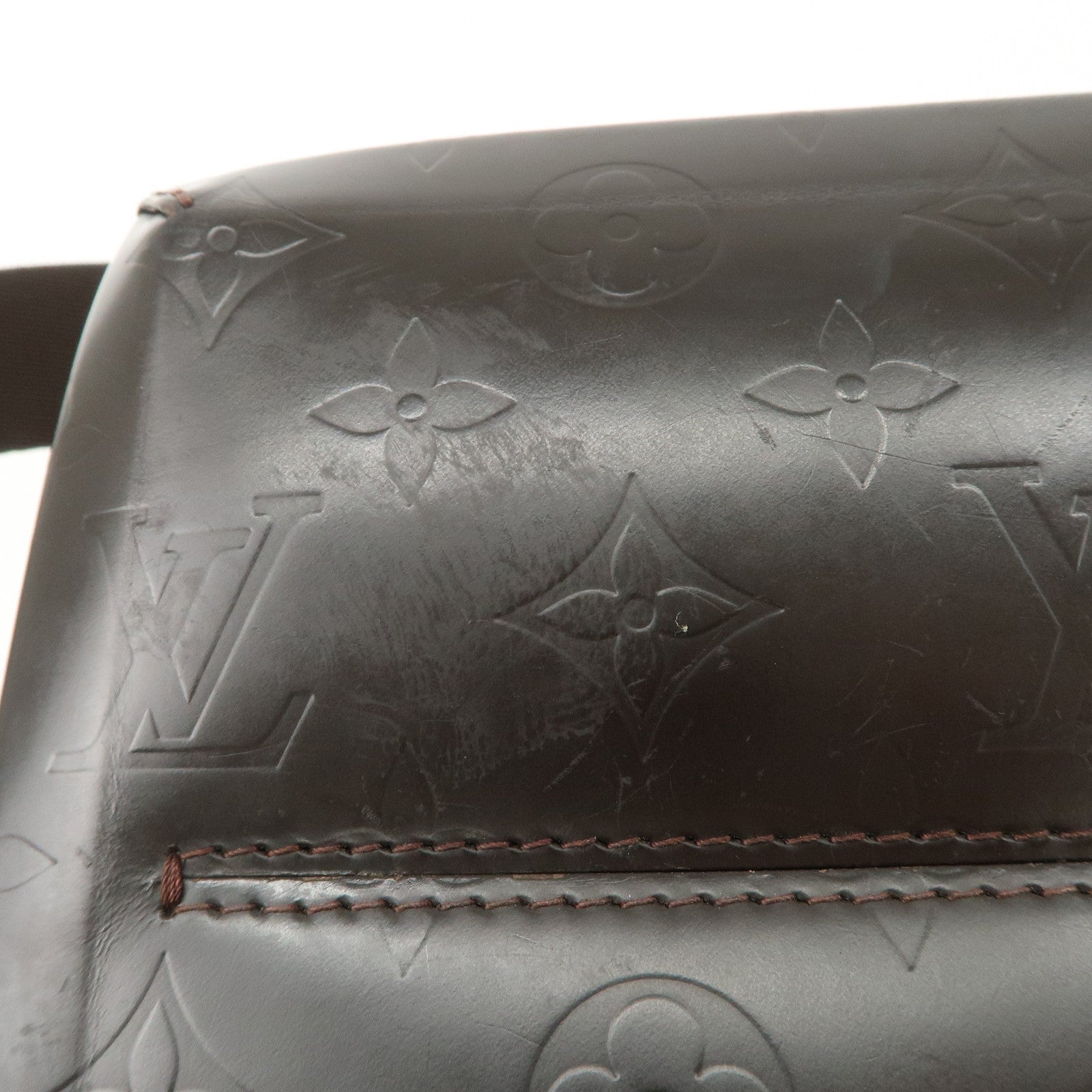 Louis Vuitton Monogram Bobby Leather Shoulder Bag Cafe Brown M46520 Used