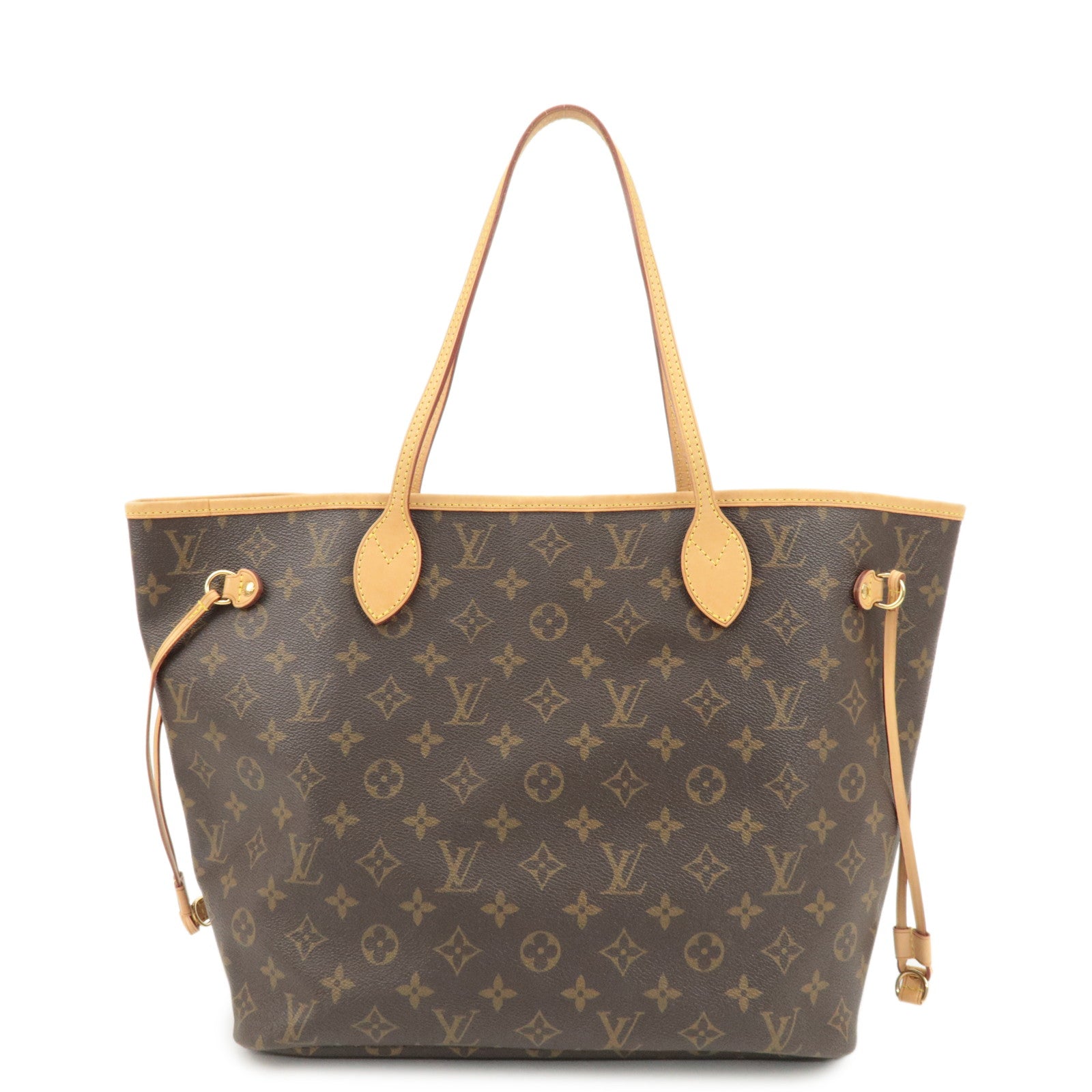 Louis Vuitton Monogram Neverfull MM Tote Bag Brown M40156 Used
