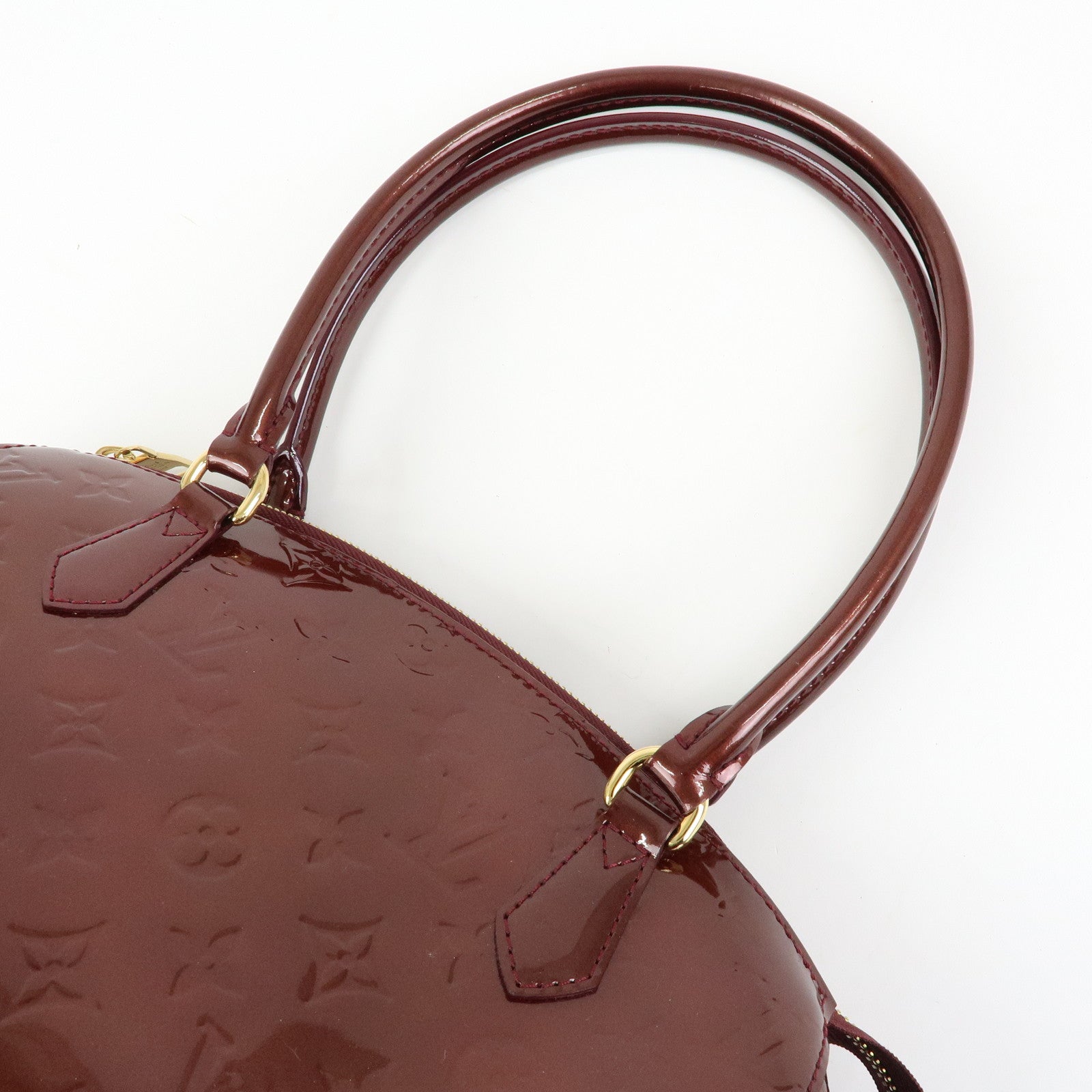 Louis Vuitton Monogram Vernis Sherwood PM Boston Hand Bag M91492