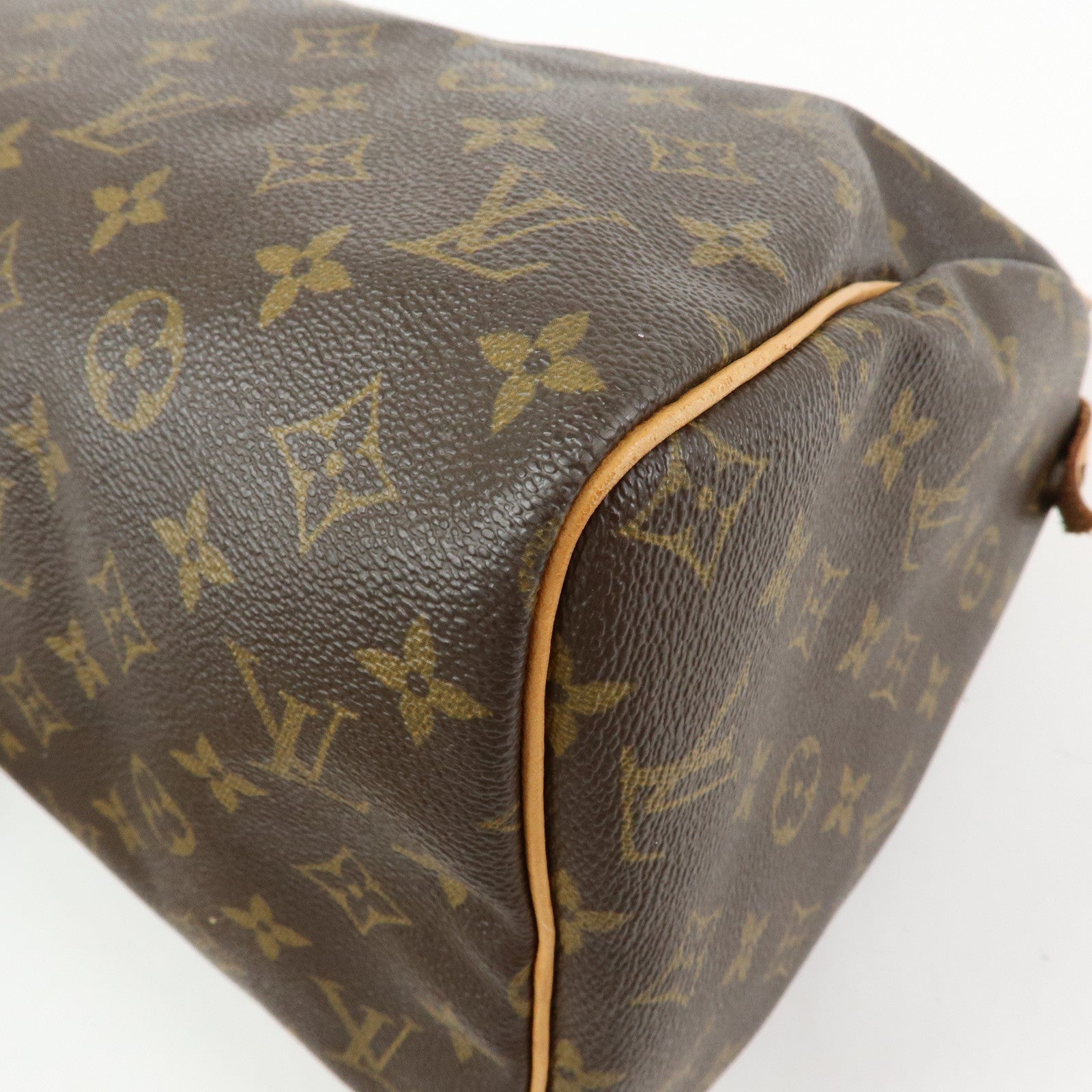 Louis Vuitton Monogram Speedy 30 Boston Bag Hand Bag Brown M41526