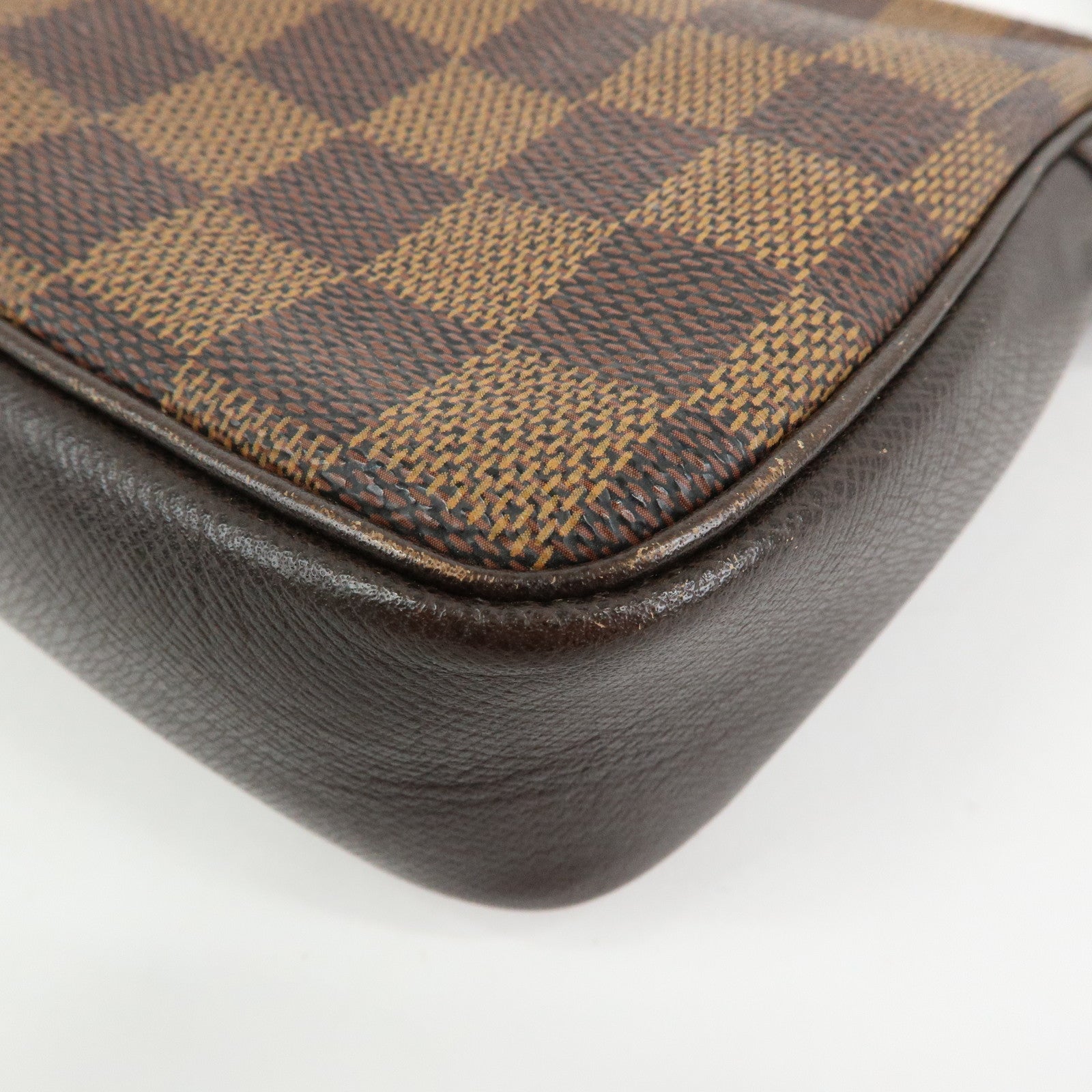 Louis Vuitton Damier Trousse Makeup Accessory Pouch Brown N51982
