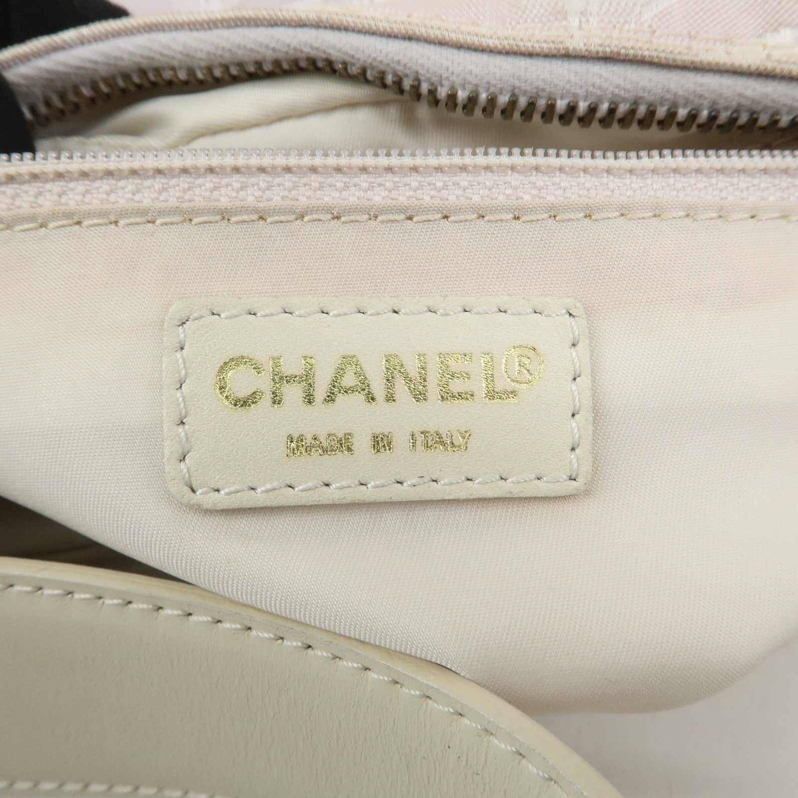 CHANEL New Travel Line Canvas Leather Shoulder Bag Hand Bag Pink