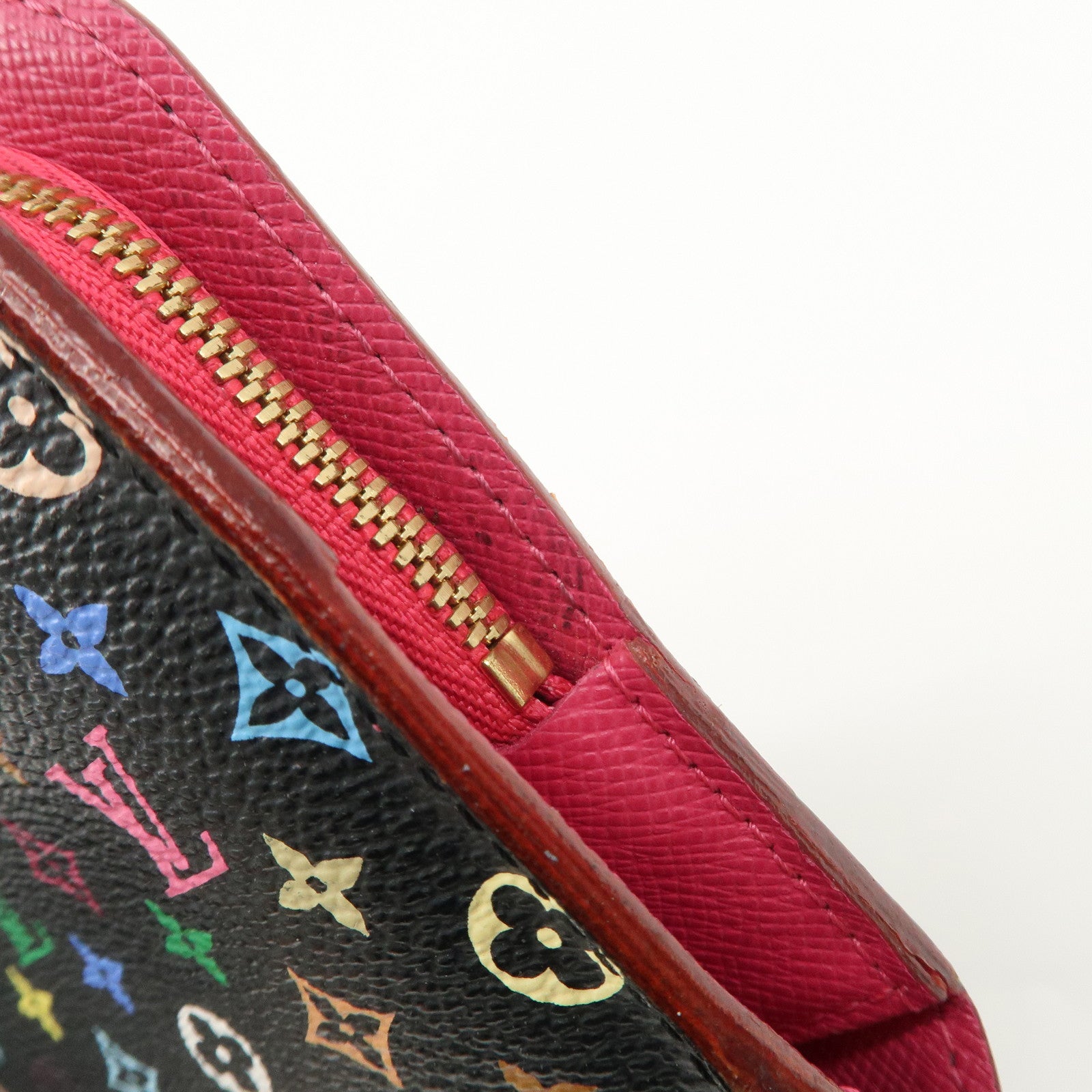 Louis Vuitton Multicolor Portefeuille Insolite Long Wallet Noir M93754 Used