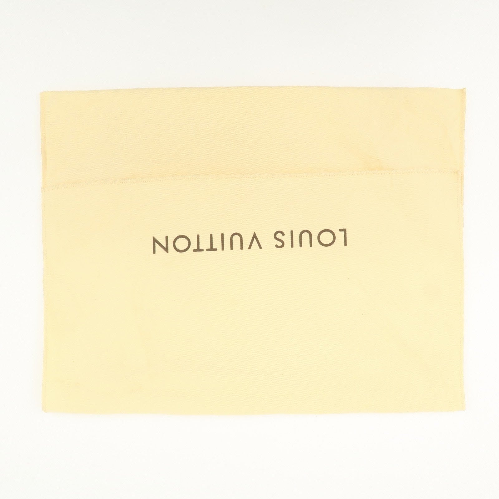 Louis Vuitton Set Of 10 Dust Bag Storage Bag Flap Style Beige