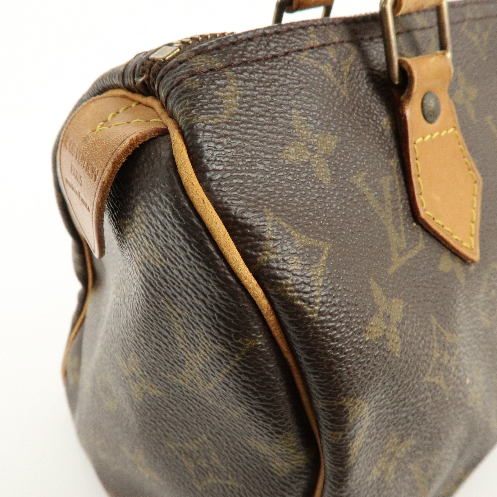 Louis Vuitton Monogram Speedy 25 Boston Bag Hand Bag Brown M41528