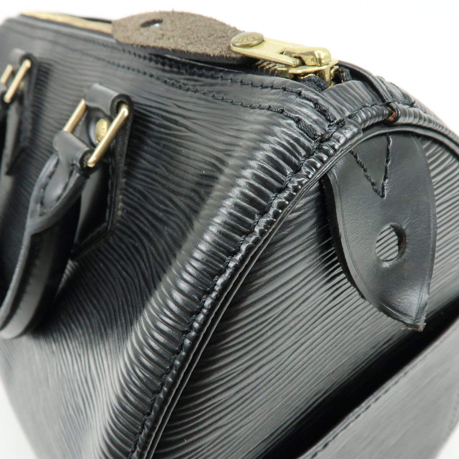 Louis Vuitton Epi Leather Speedy 25 Hand Bag Boston Bag Noir M59032