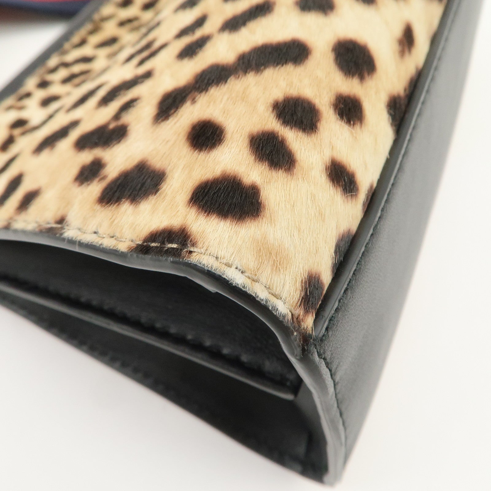 GUCCI Nimfair Bamboo Sherry Unborn Calf Leather 2Way Bag 470271 Used