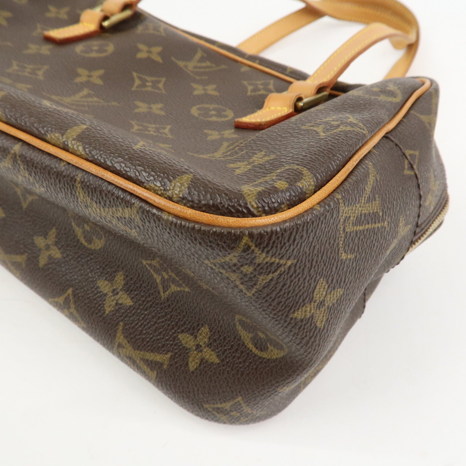 Louis Vuitton Monogram Cite MM Shoulder Bag Hand Bag Brown M51182
