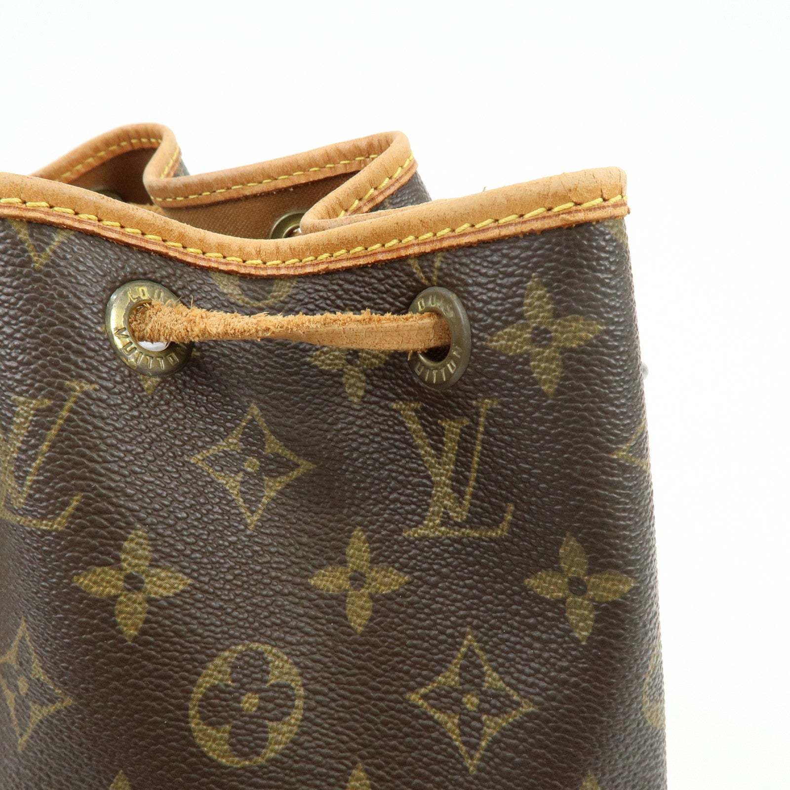 Louis Vuitton Monogram Petit Noe Shoulder Bag Brown M42226