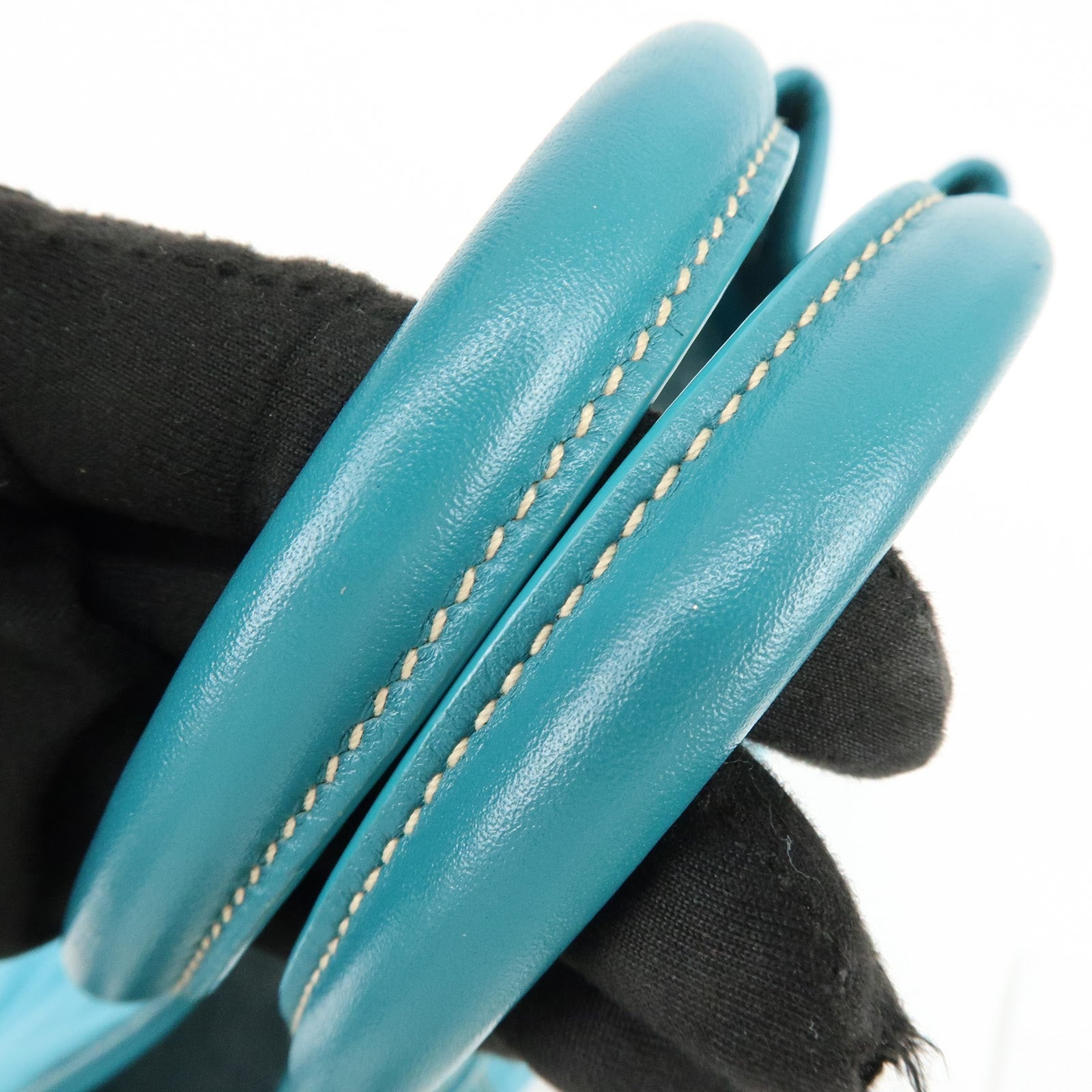 Prada Nylon Leather 2Way Bag Hand Bag Shoulder Bag Blue