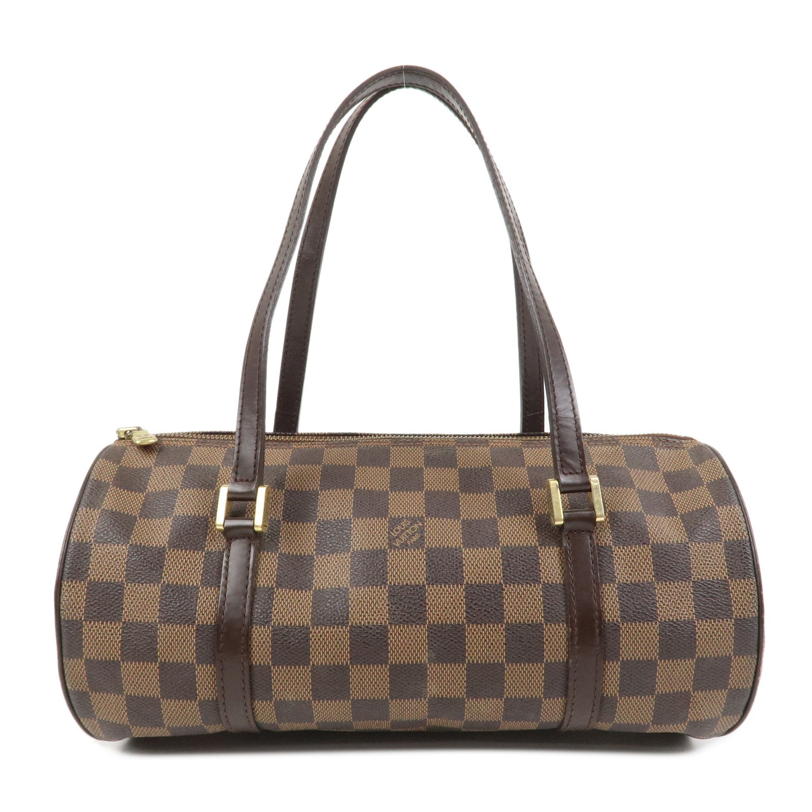 Louis Vuitton Damier Ebene Papillon 30 Hand Bag Brown N51303