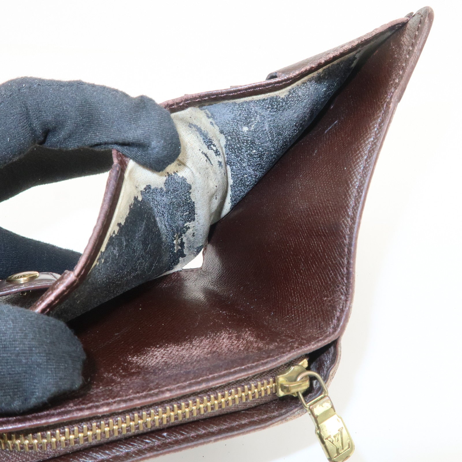 Louis Vuitton Damier Compact Zippy Bi-fold Small Wallet N61668