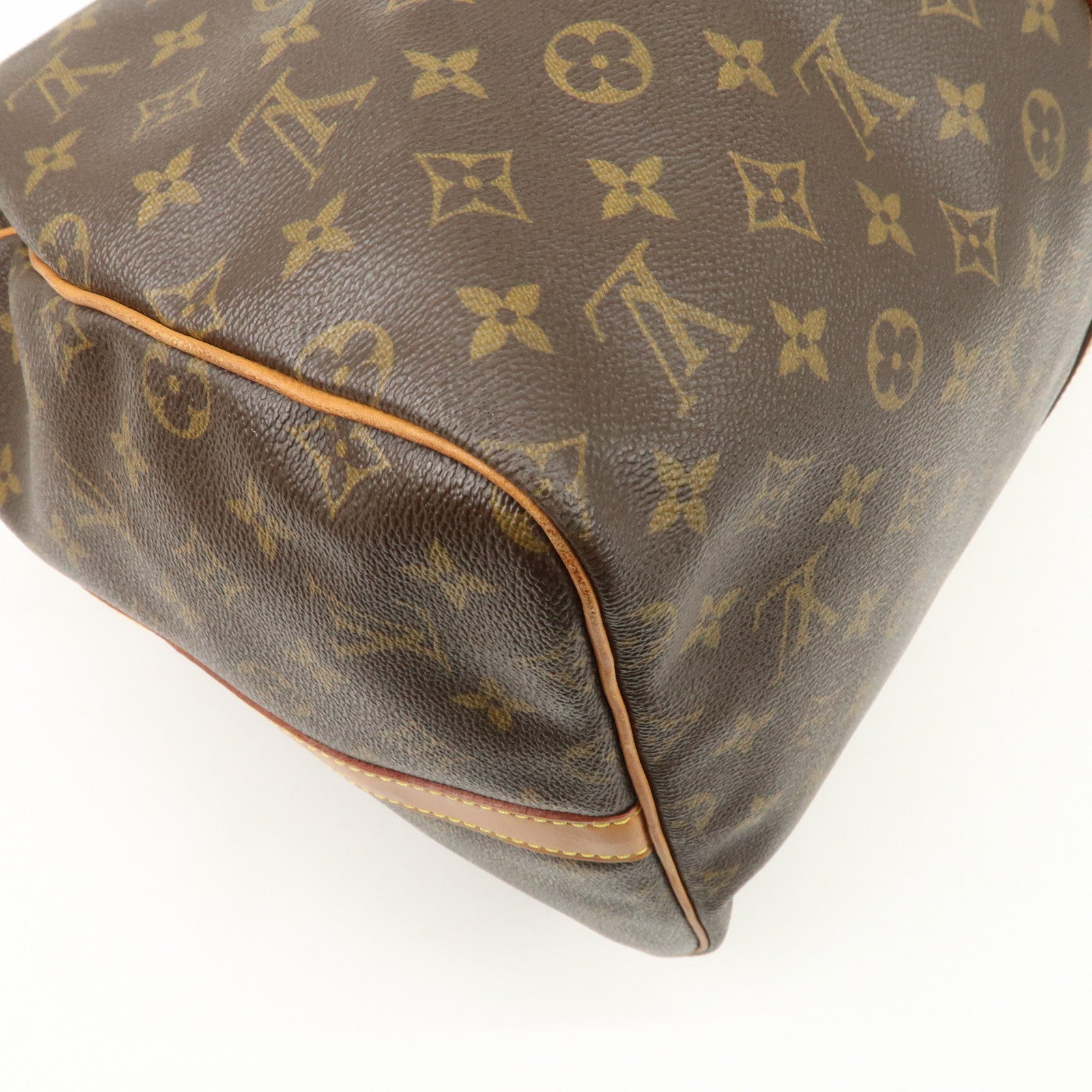 Louis Vuitton Keep All Bandouliere 55 Boston Bag Brown M56714 Used