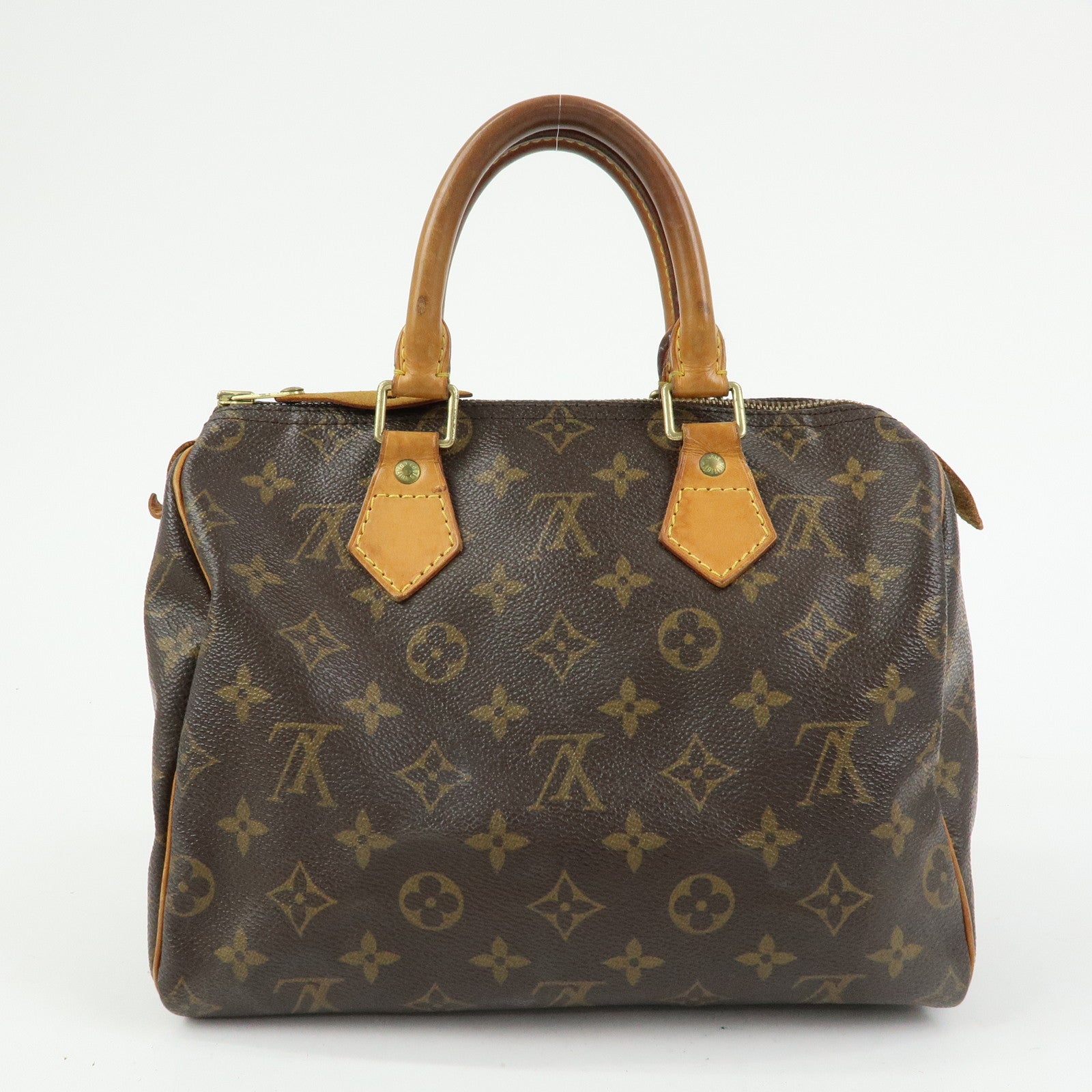 Louis Vuitton Monogram Speedy 25 Boston Bag Hand Bag Brown M41528