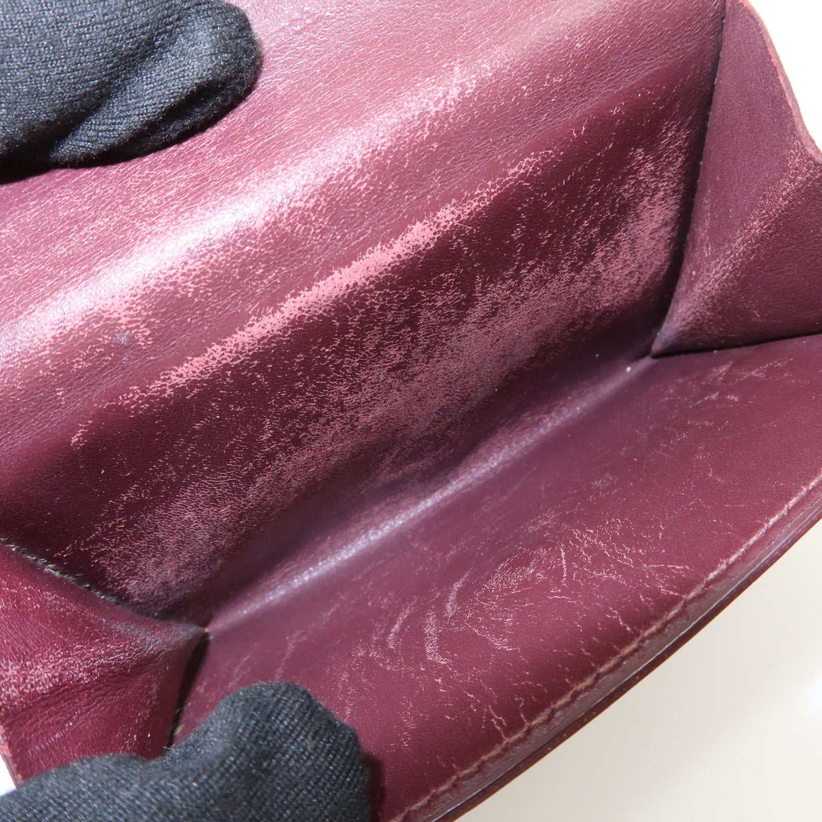 Louis Vuitton Damier Vernis Set of 3 Bi-fold Wallet Card Case Used