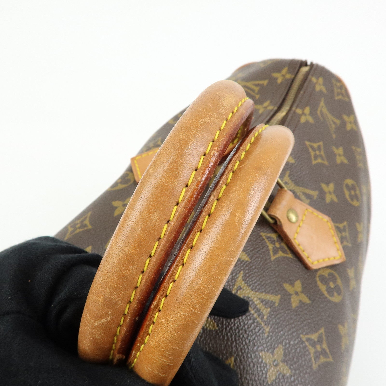 Louis Vuitton Monogram Speedy 40 Hand Bag Boston Bag Brown M41522