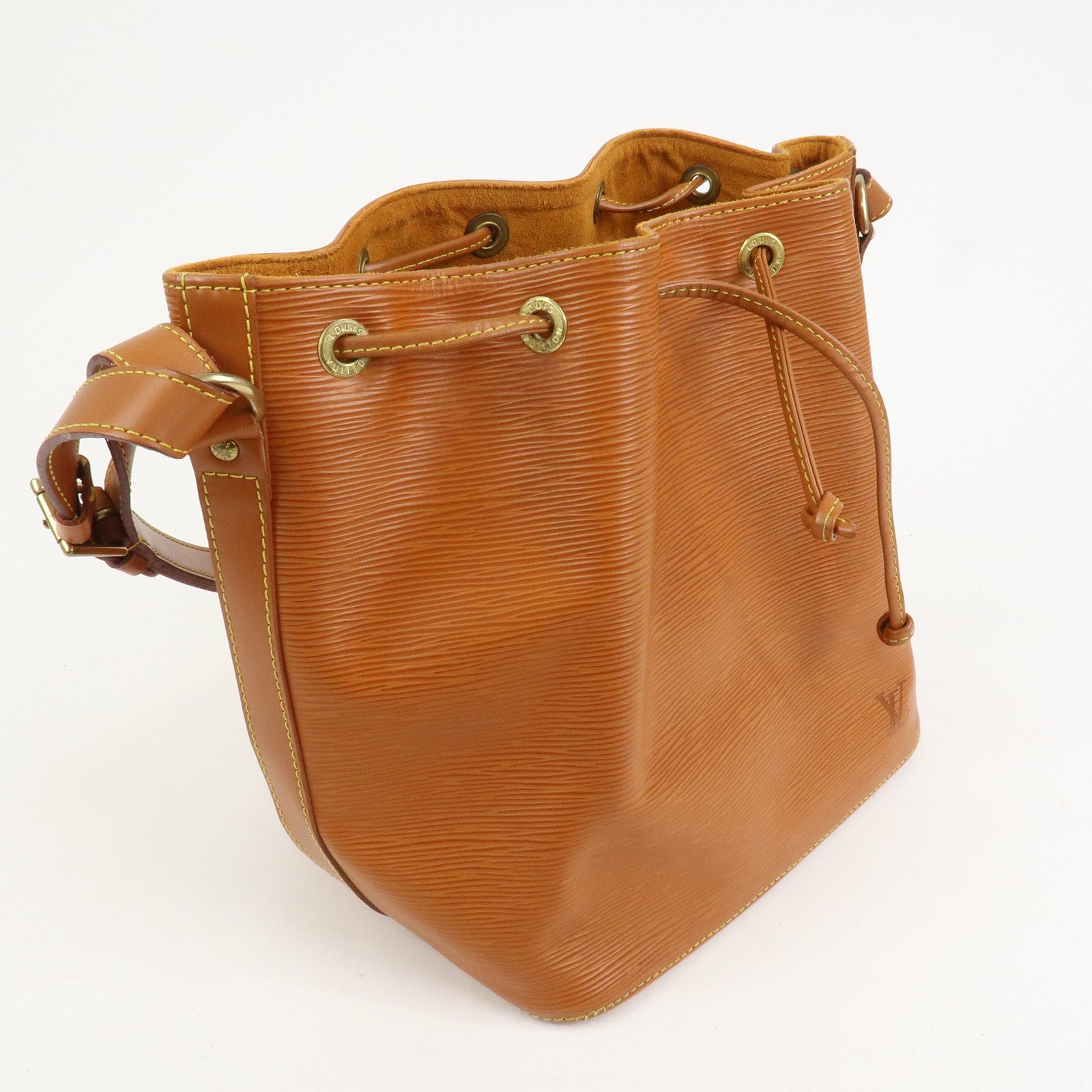 Louis Vuitton Epi Leather Petit Noe Shoulder Bag Zipang Gold M44108
