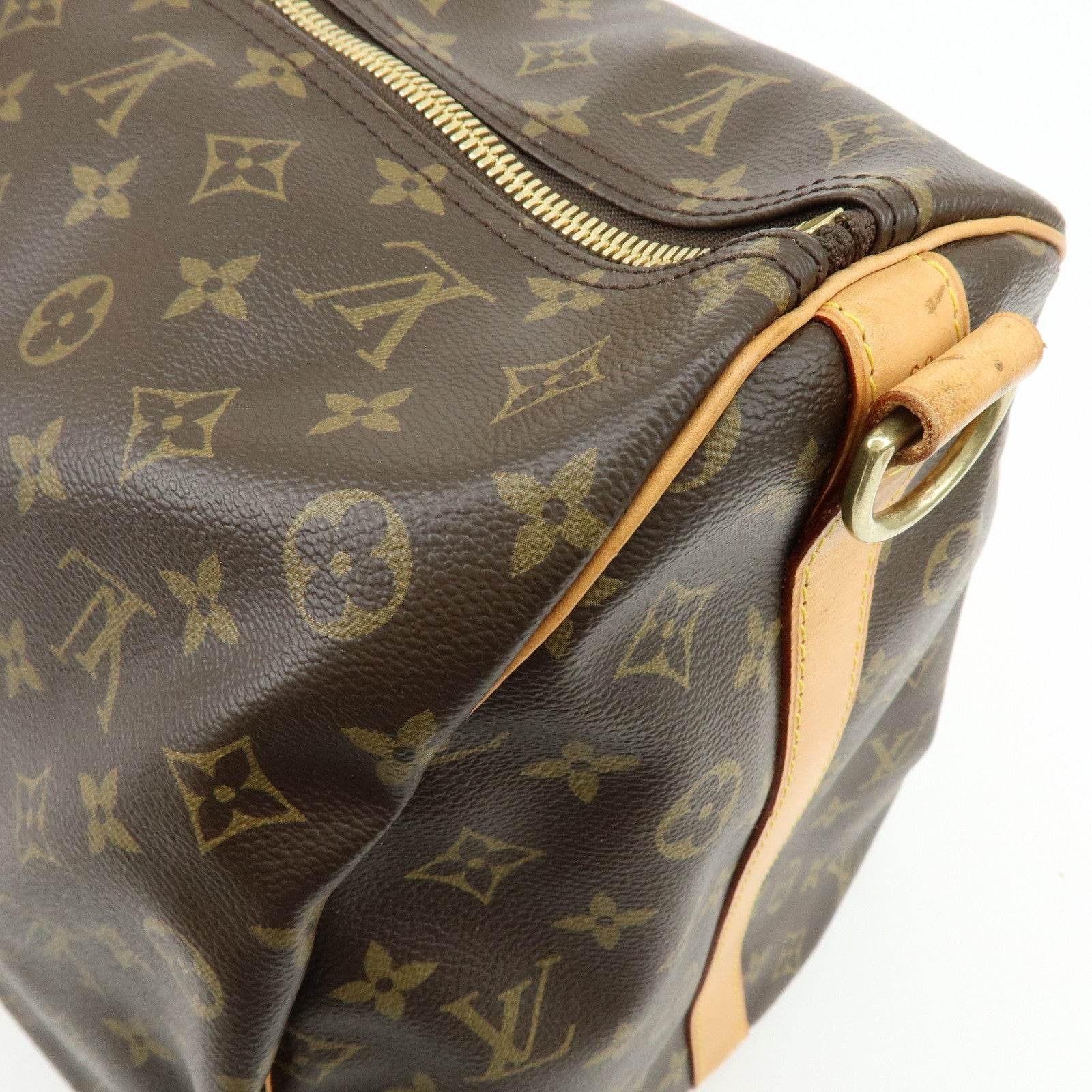 Louis Vuitton Monogram Keep All Bandouliere 60 Boston Bag M41412