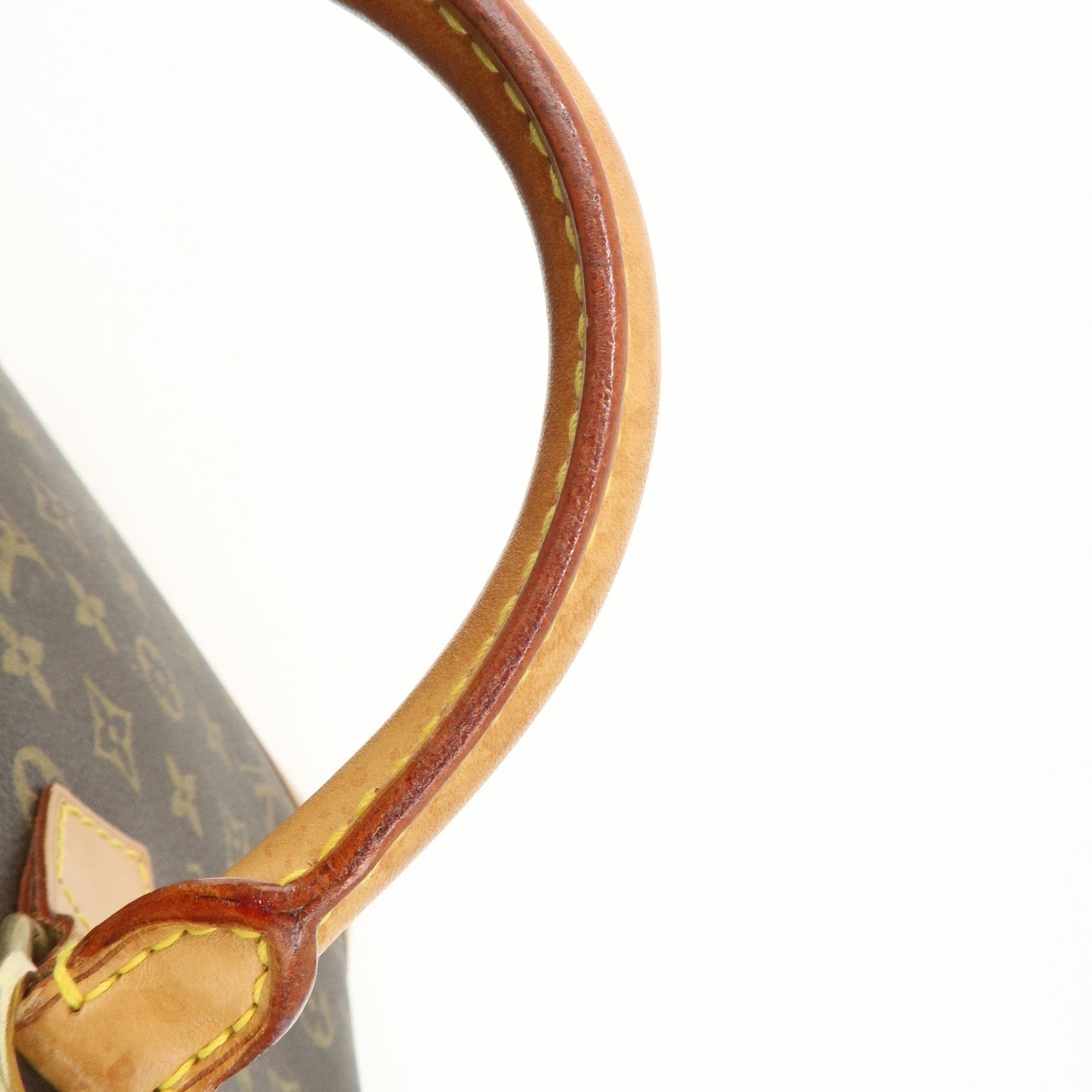 Louis Vuitton Monogram Alma PM Hand Bag Brown M51130 Used