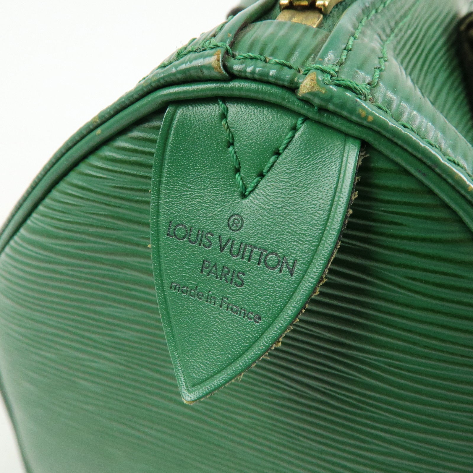 Louis Vuitton Epi Speedy 25 Hand Bag Boston Bag Borneo Green M43014