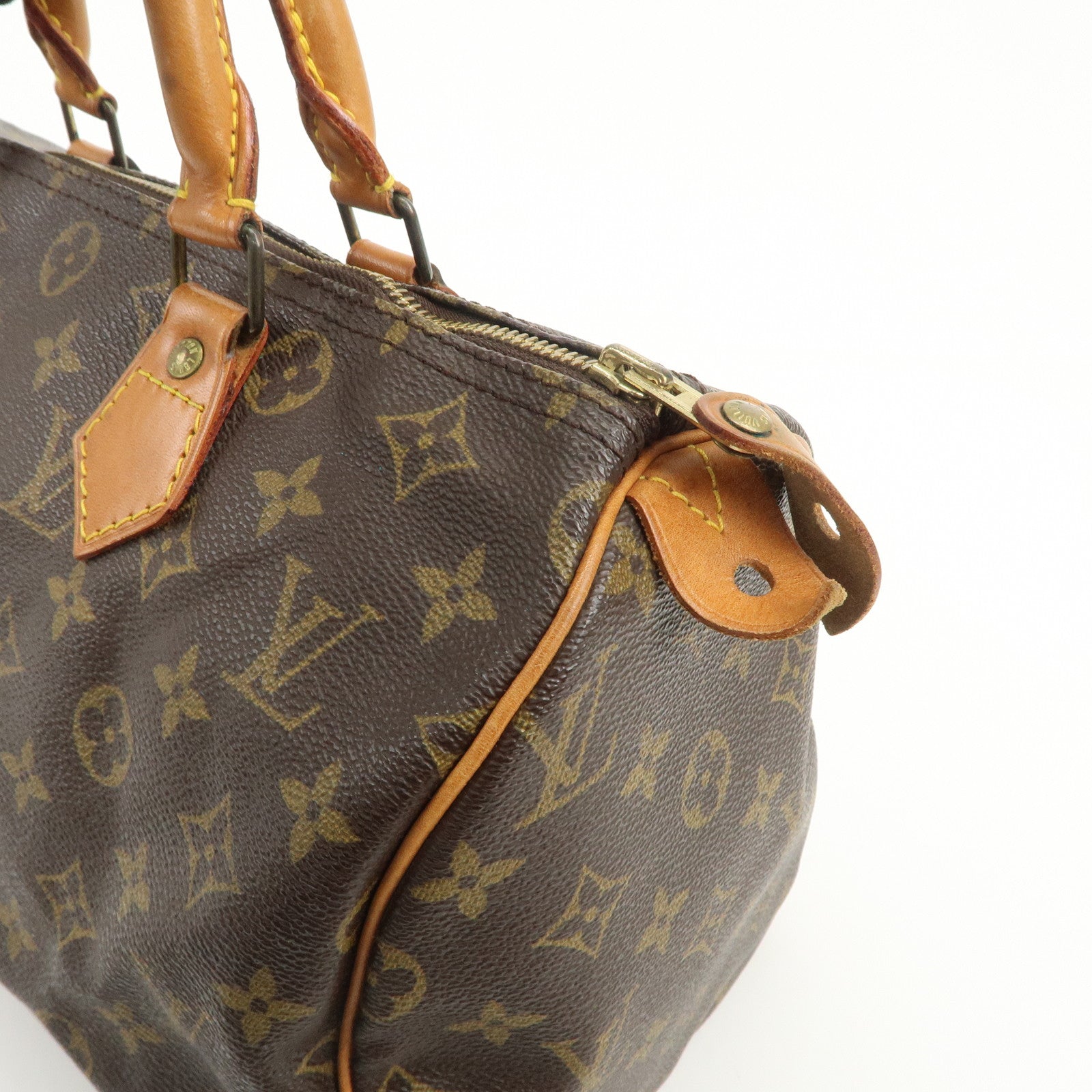 Louis Vuitton Monogram Speedy 30 Boston Bag Hand Bag Brown M41526