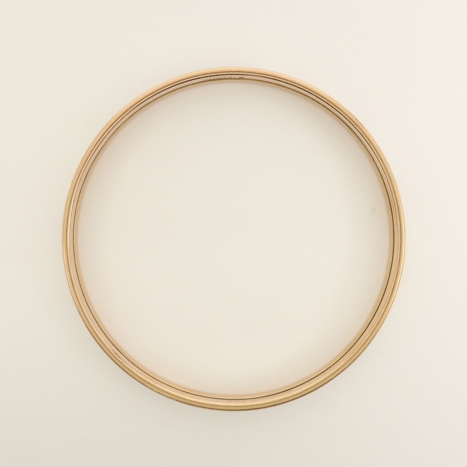 HERMES Extra Fan Enamel Bracelet Bangle Precious Paradise White