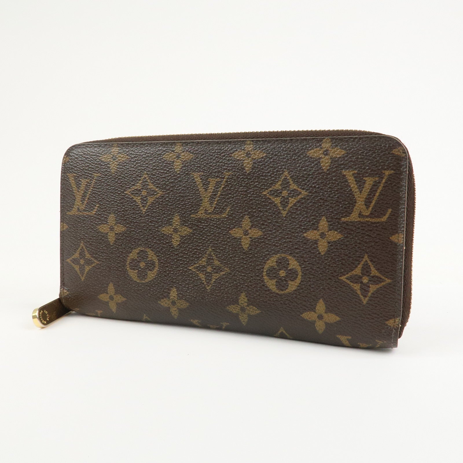 Louis Vuitton Monogram Canvas Zippy Long Wallet Brown M60017
