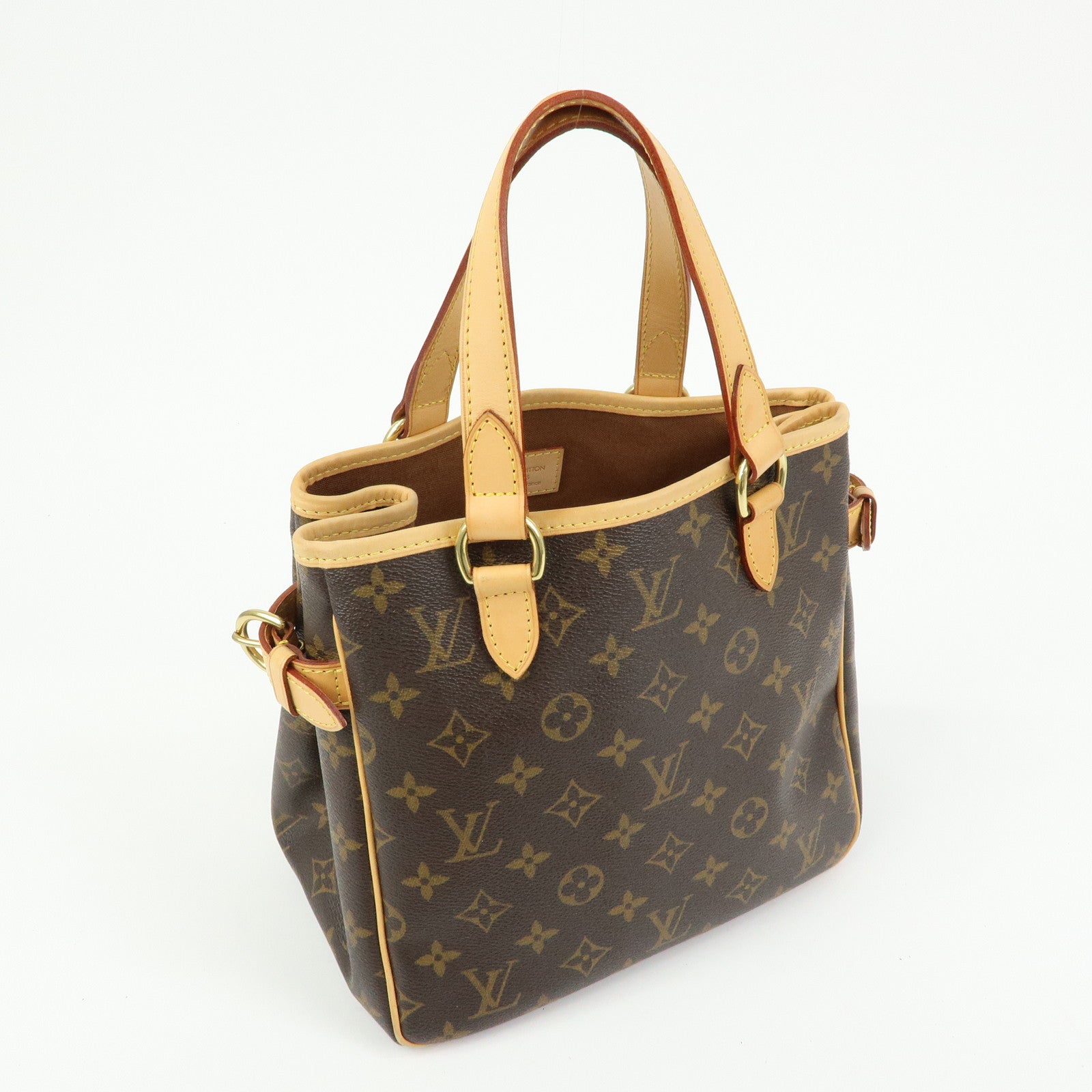 Louis Vuitton Monogram Batignolles Canvas Tote Bag Hand Bag M51156