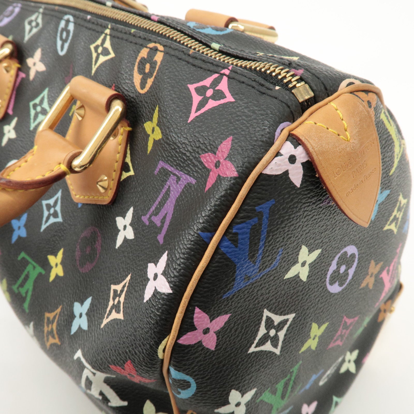 Louis Vuitton Monogram Multicolor Speedy 30 Hand Bag M92642 Used