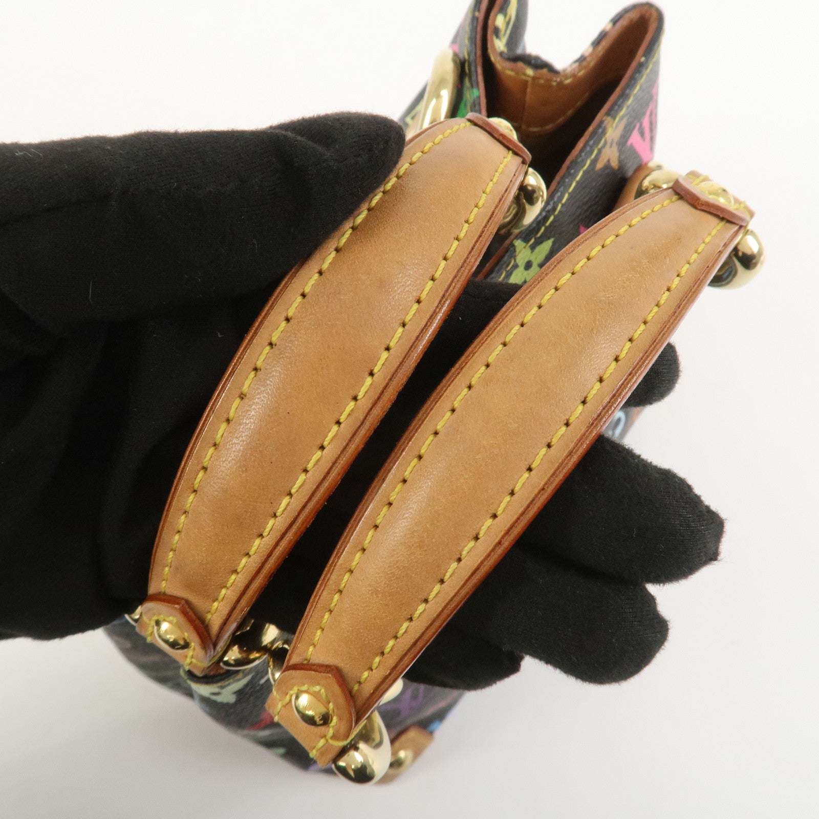Louis Vuitton Monogram Multicolor Audra Hand Bag Noir Black M40048