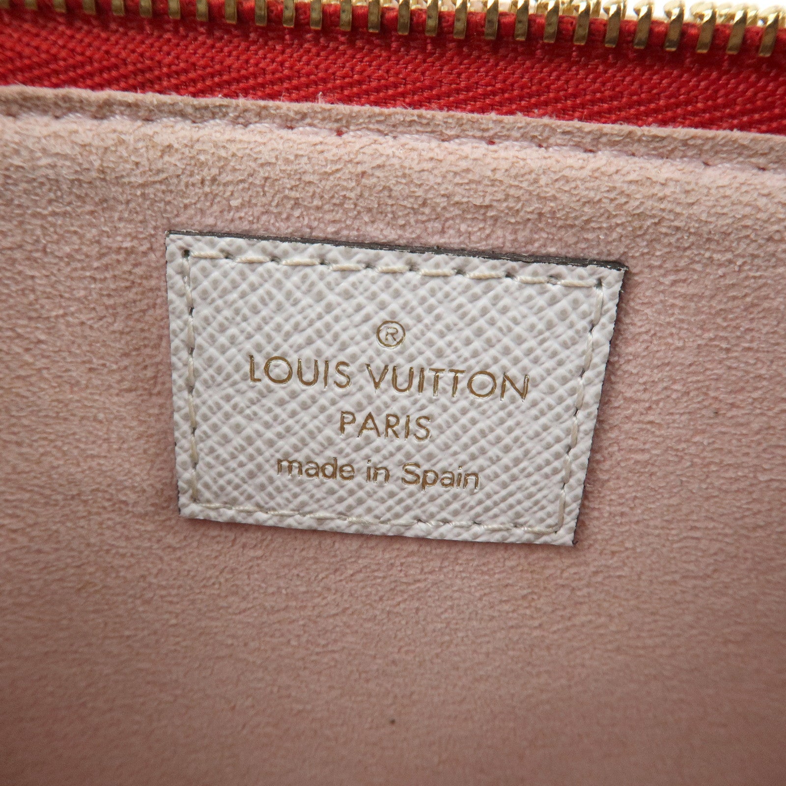 Louis Vuitton Monogram Giant Pochette Double Zip Pouch Rouge M67561 Used