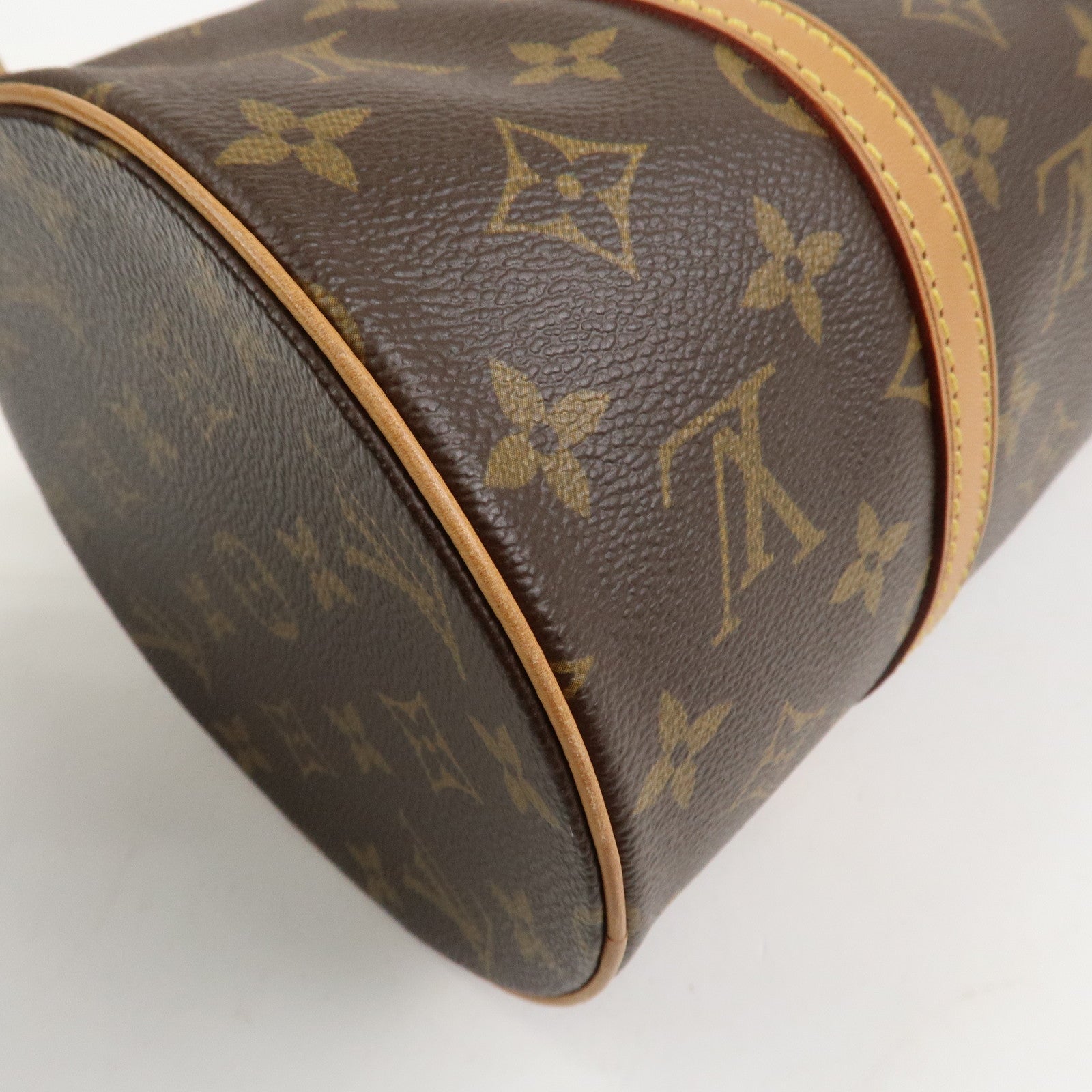 Louis Vuitton Monogram Papillon 30 Hand Bag New Style Brown M51385