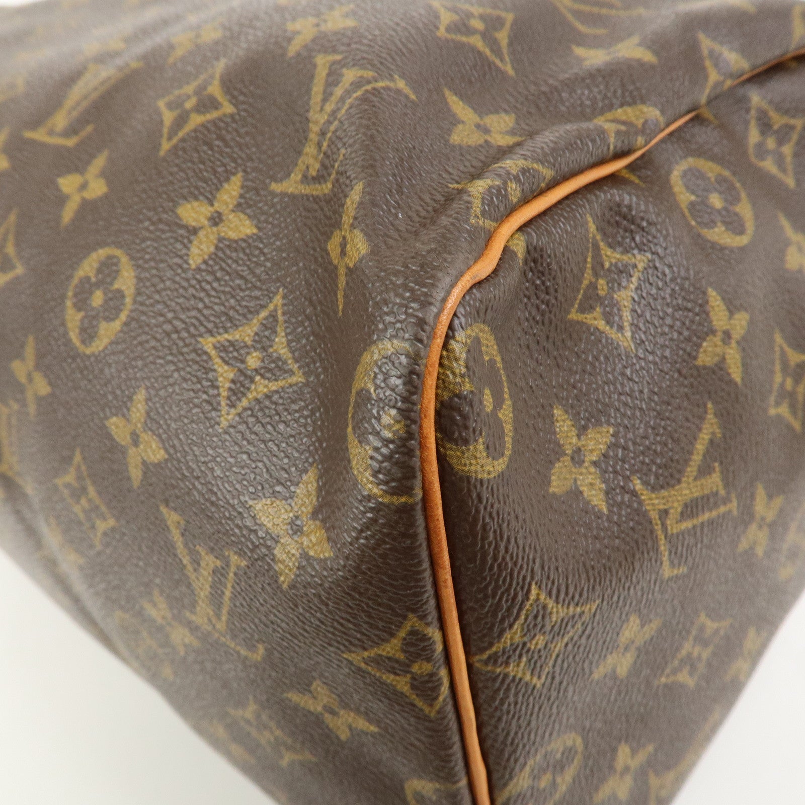 Louis Vuitton Monogram Speedy 40 Hand Bag Boston Bag Brown M41522
